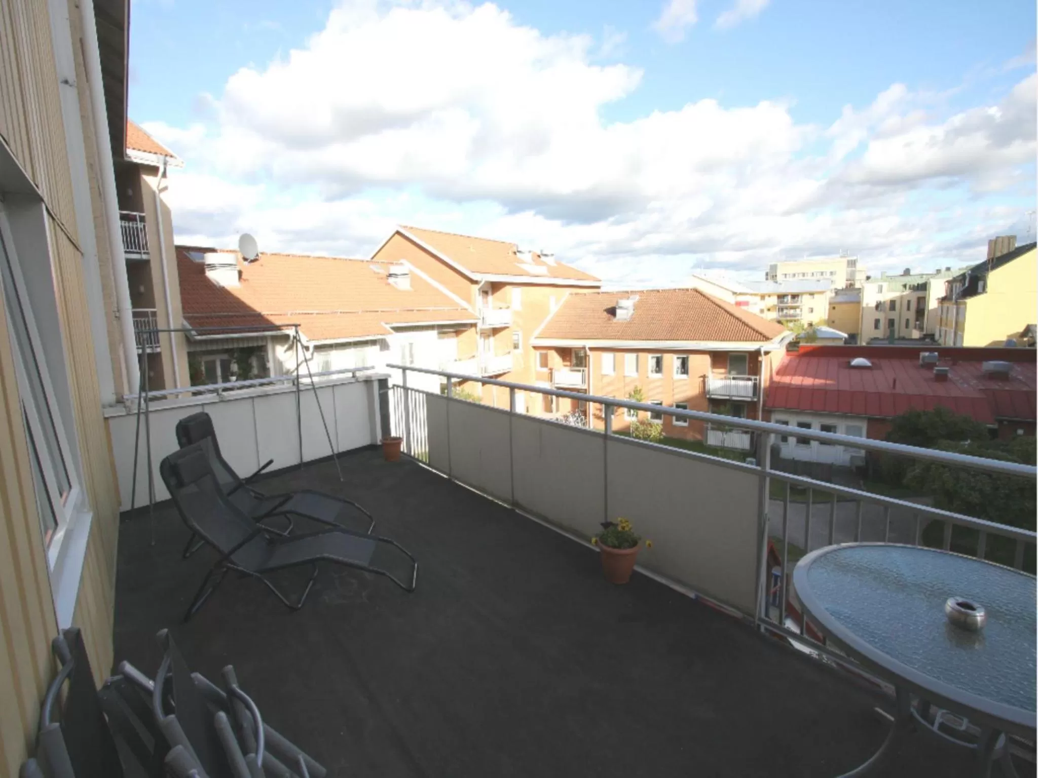 Balcony/Terrace in Hotell Linnéa