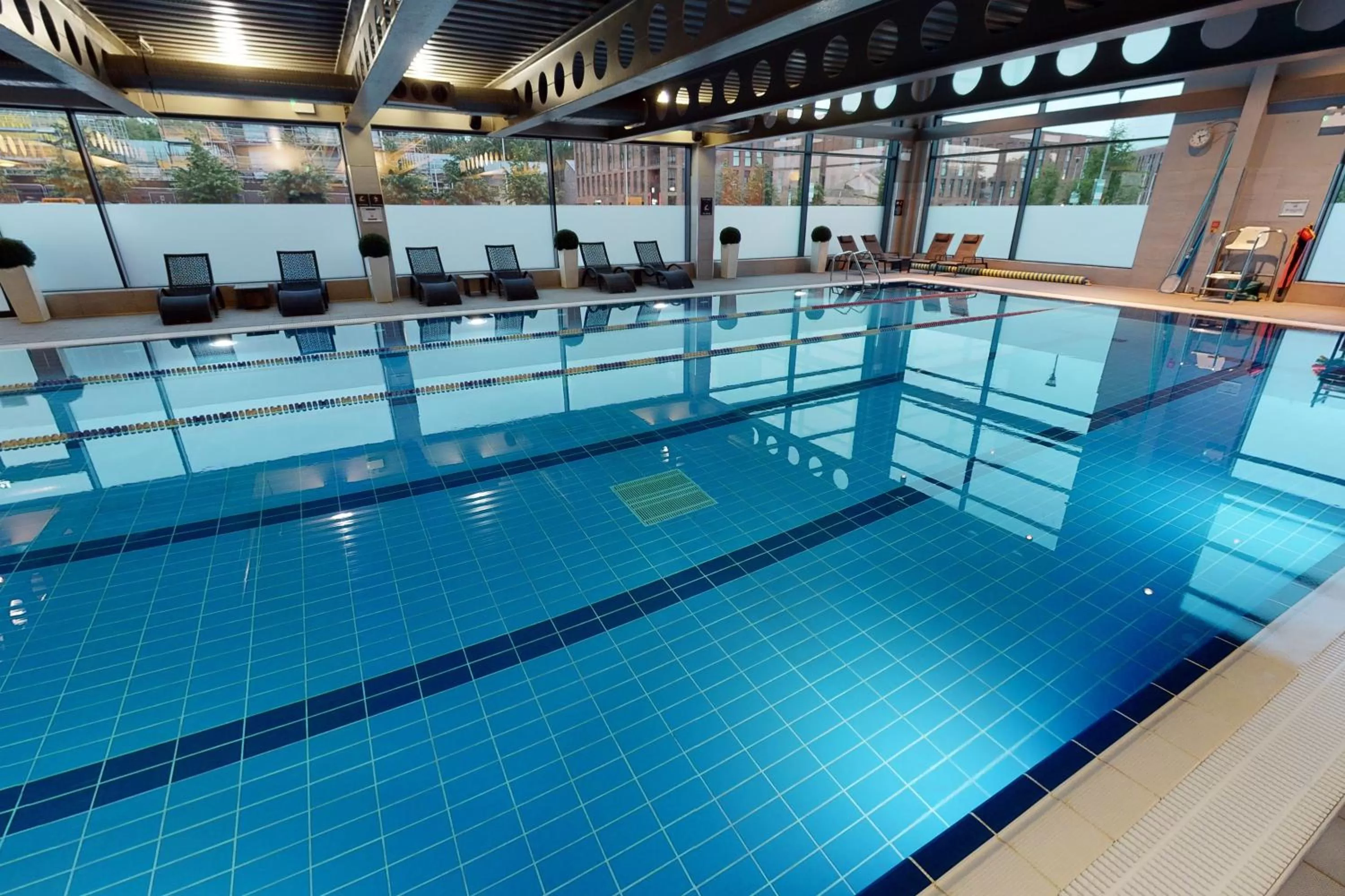 Swimming pool in Village Hotel Edinburgh