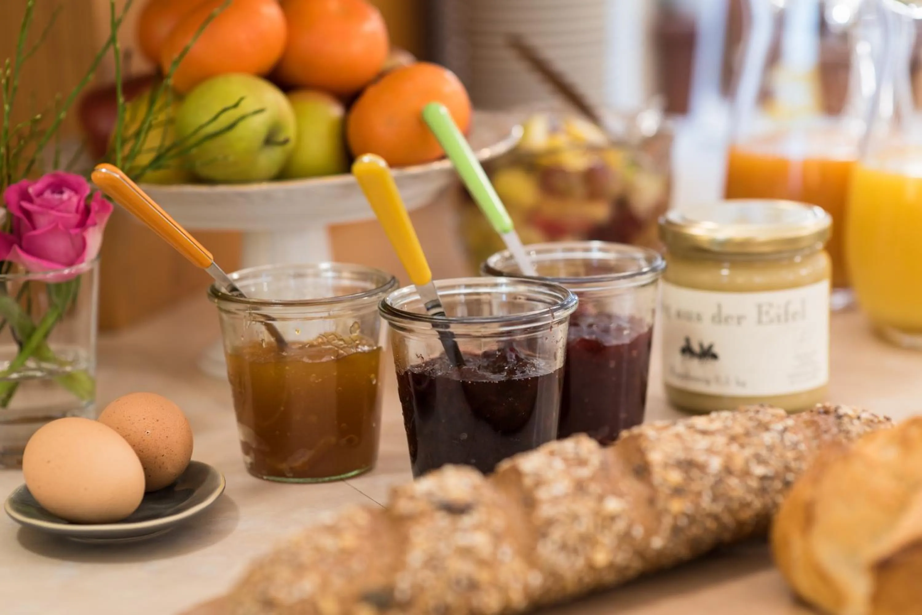 Buffet breakfast in Hotel Aigner