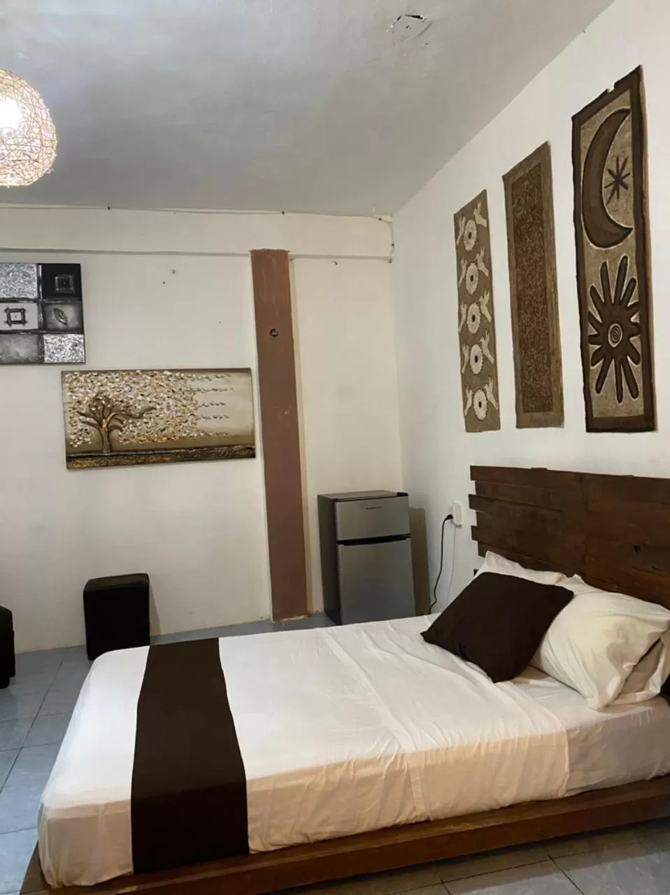 Bed in Hotel Casa de luz Playa del Carmen