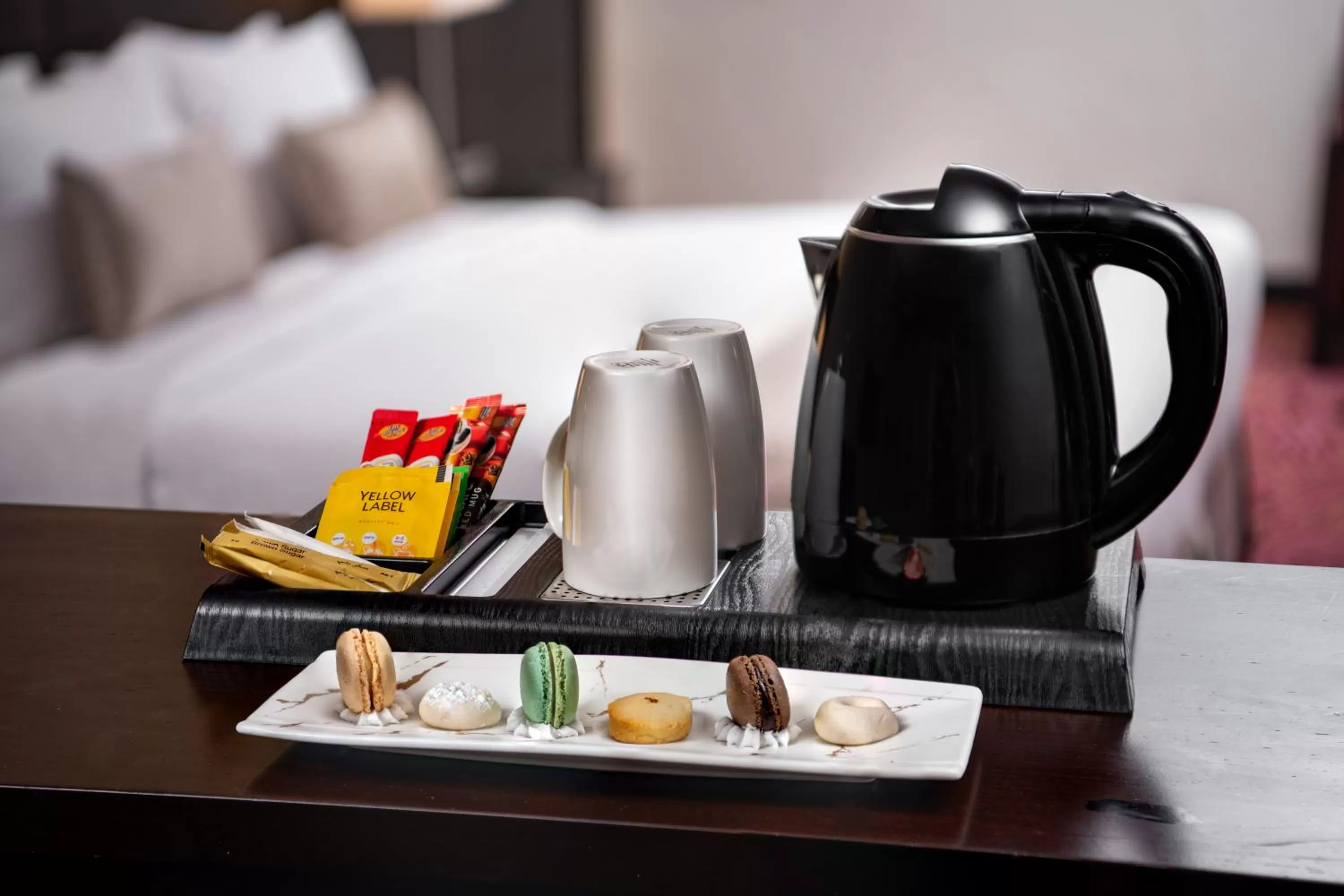 Coffee/tea facilities, Bed in Taiba Front Hotel