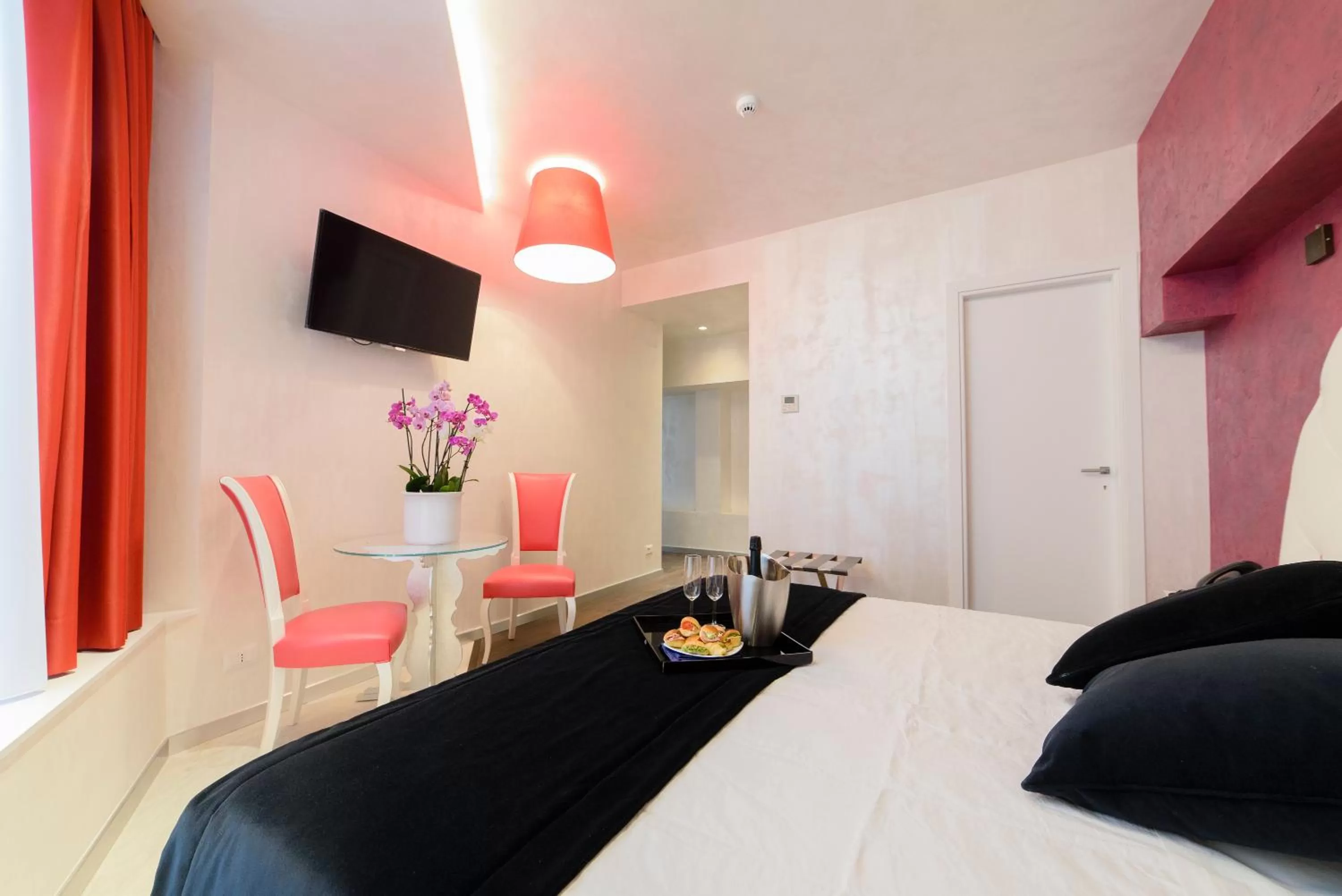 Bed in Hotel Vespasiano