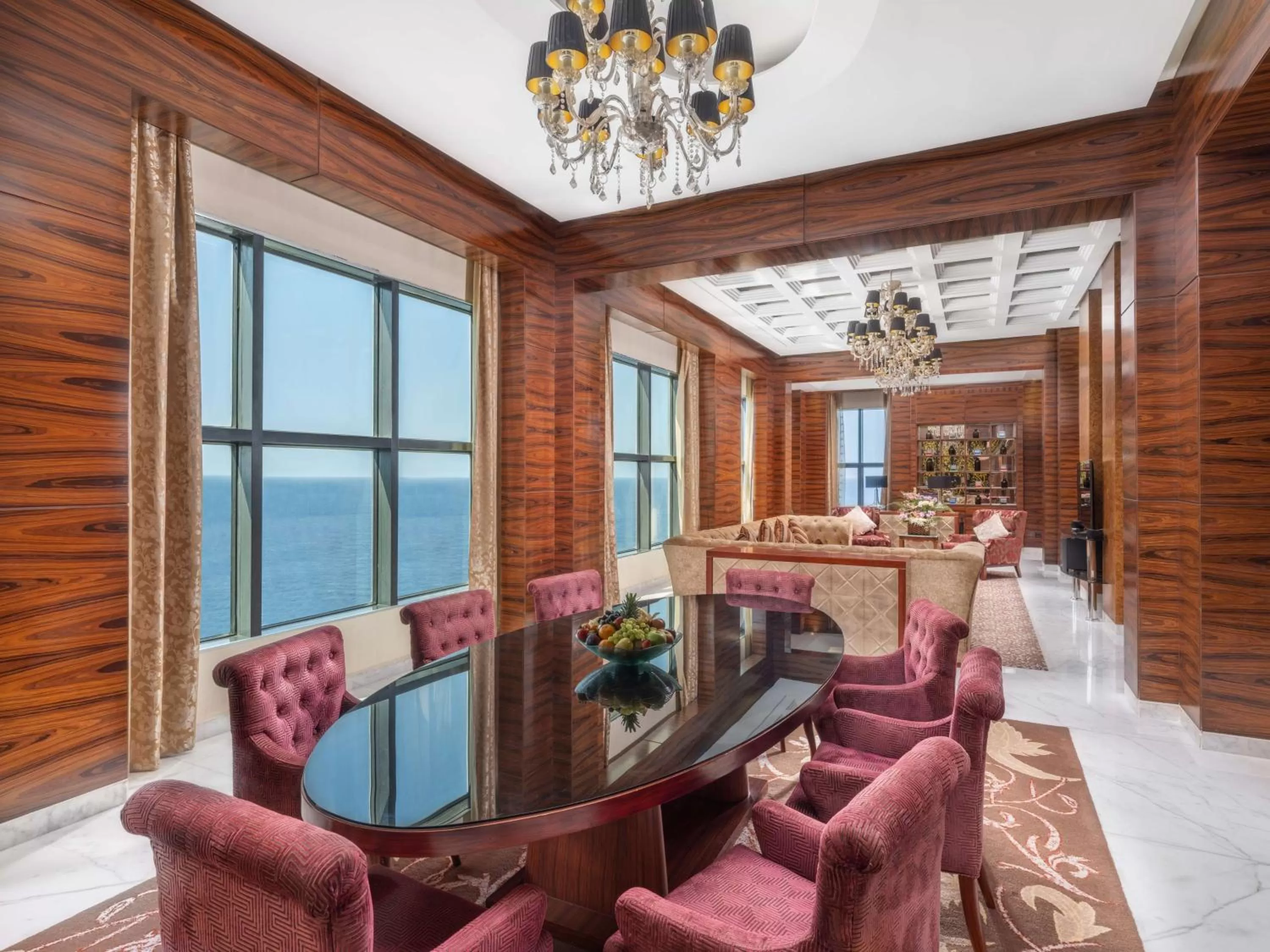 Seating area in The Venue Jeddah Corniche