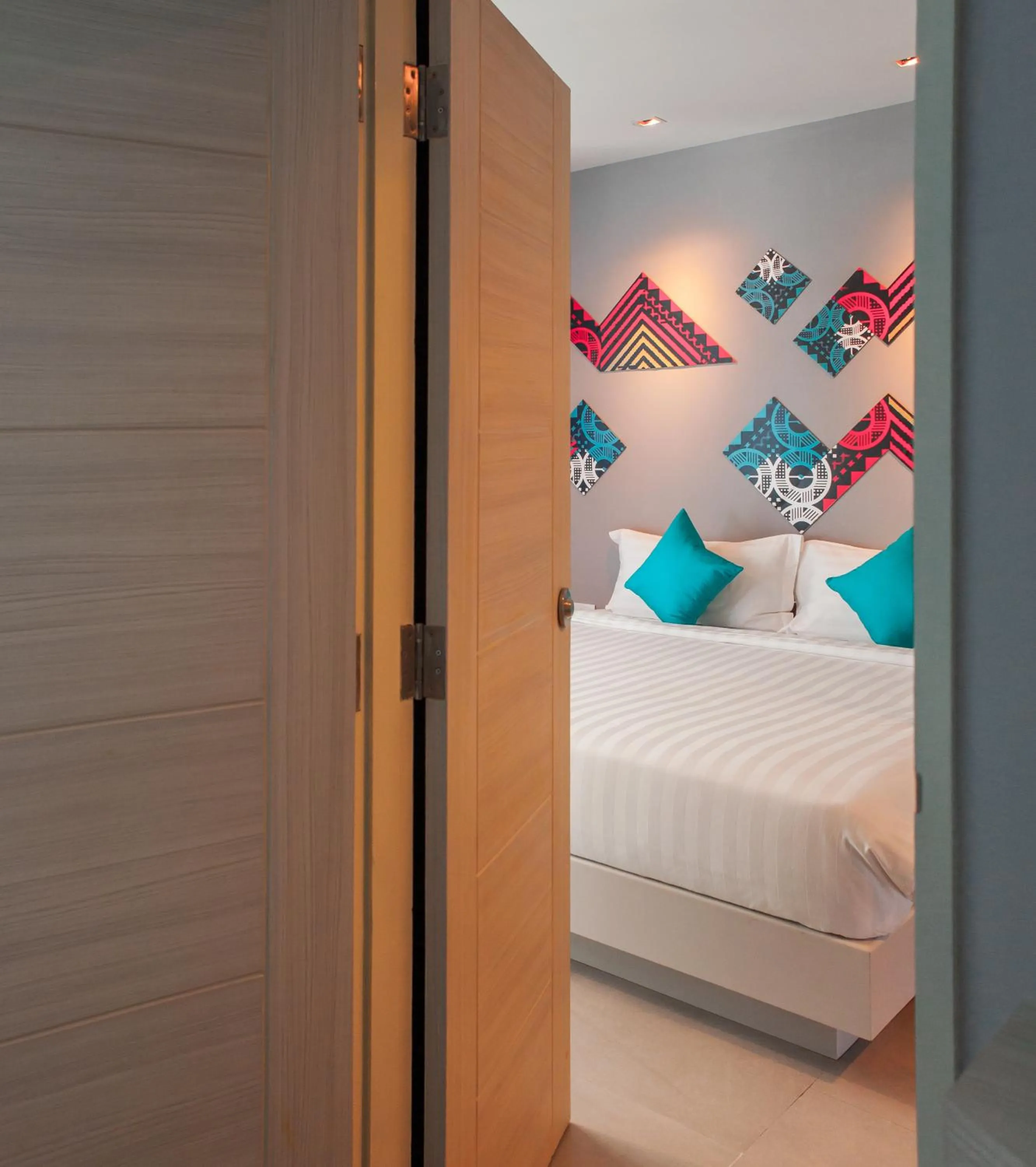 Decorative detail, Bed in The Crib Patong - SHA Certified