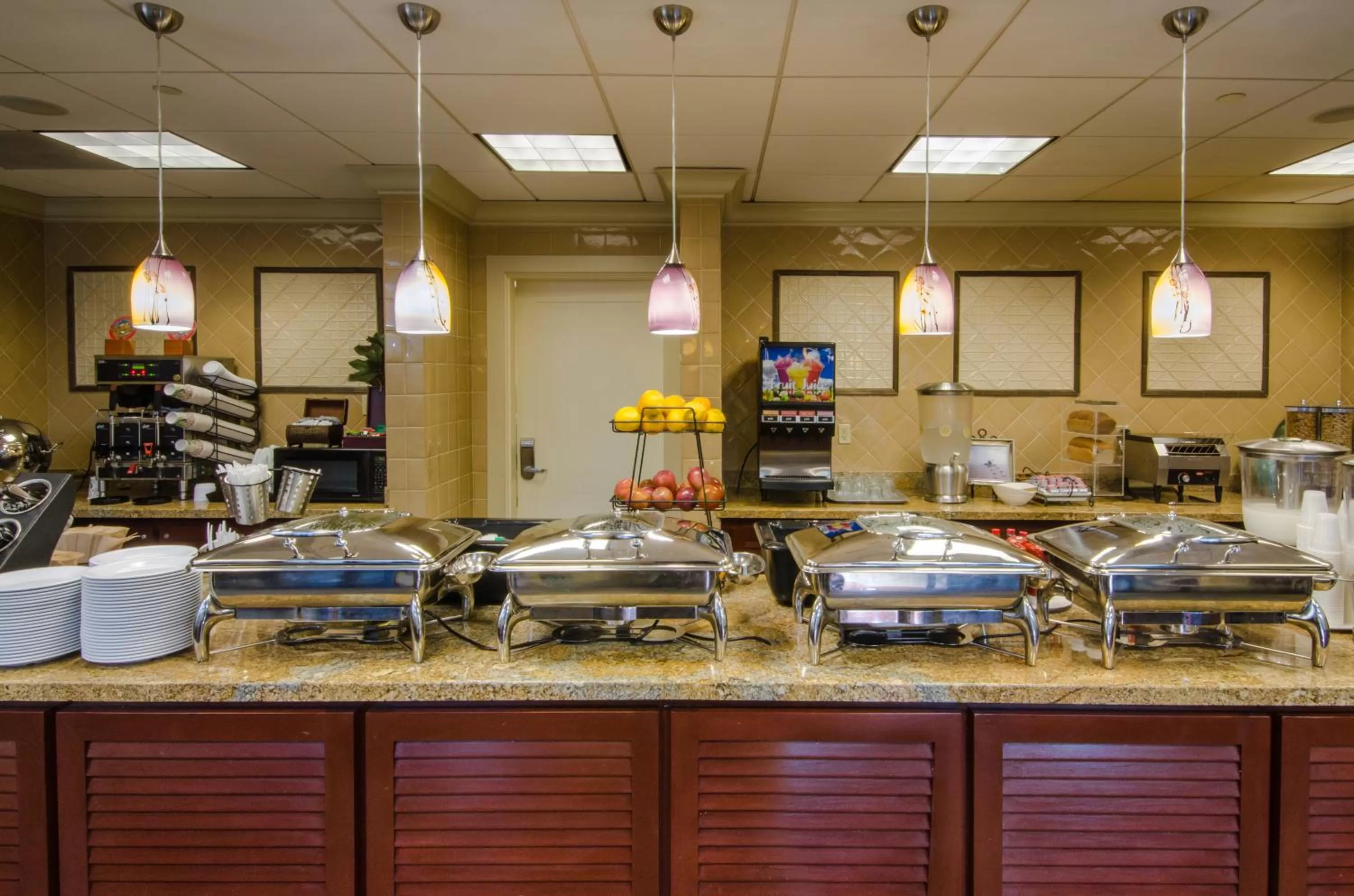 Continental breakfast in West Inn & Suites
