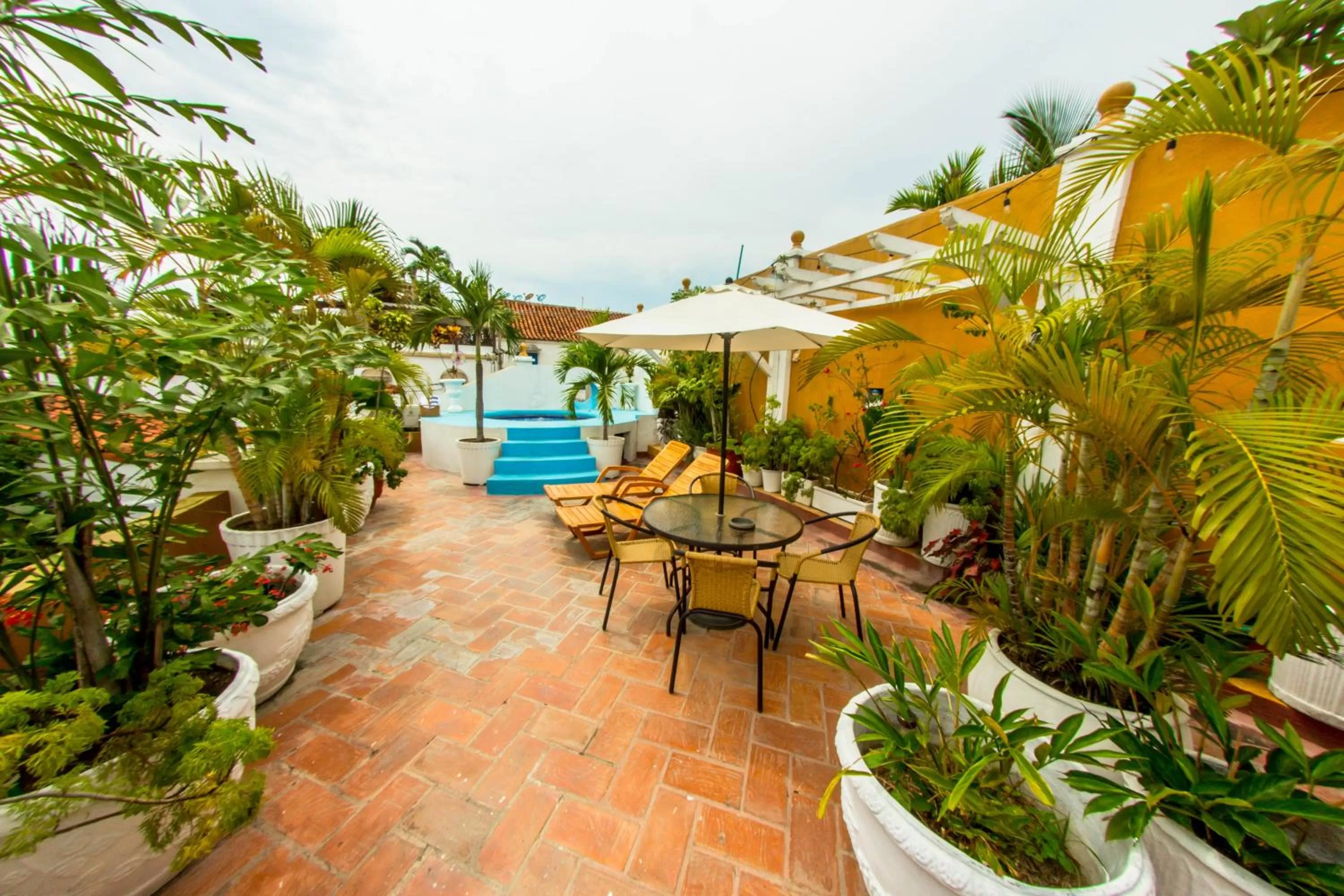 Patio in Hotel Casa Gloria Boutique