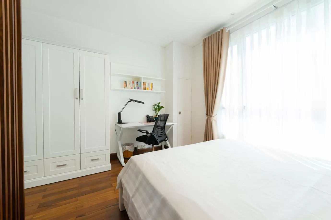 Bedroom, Bed in Lancaster Ho Chi Minh Serviced Apartment Official