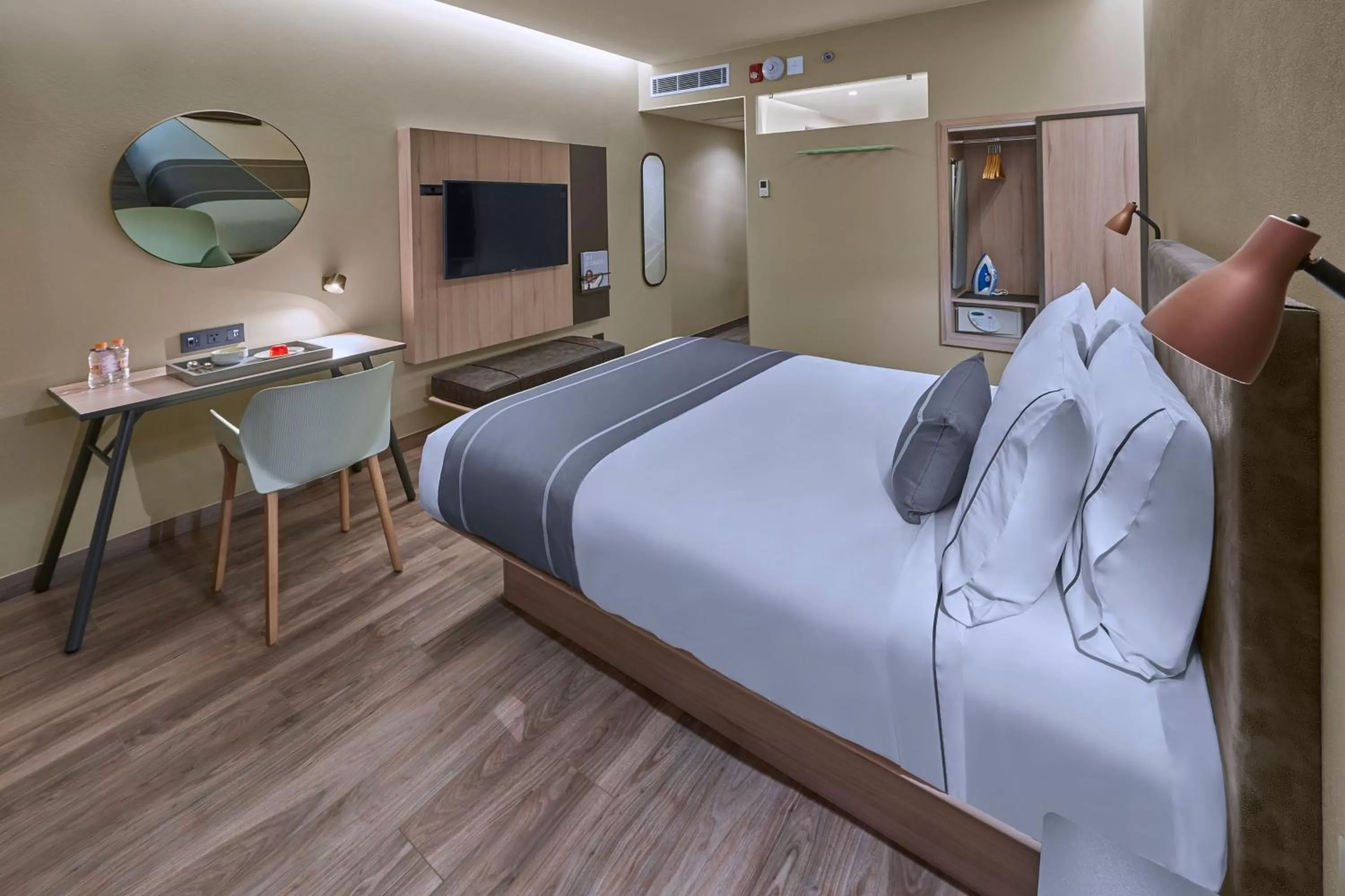 Bedroom, Bed in City Express Plus by Marriott Tijuana