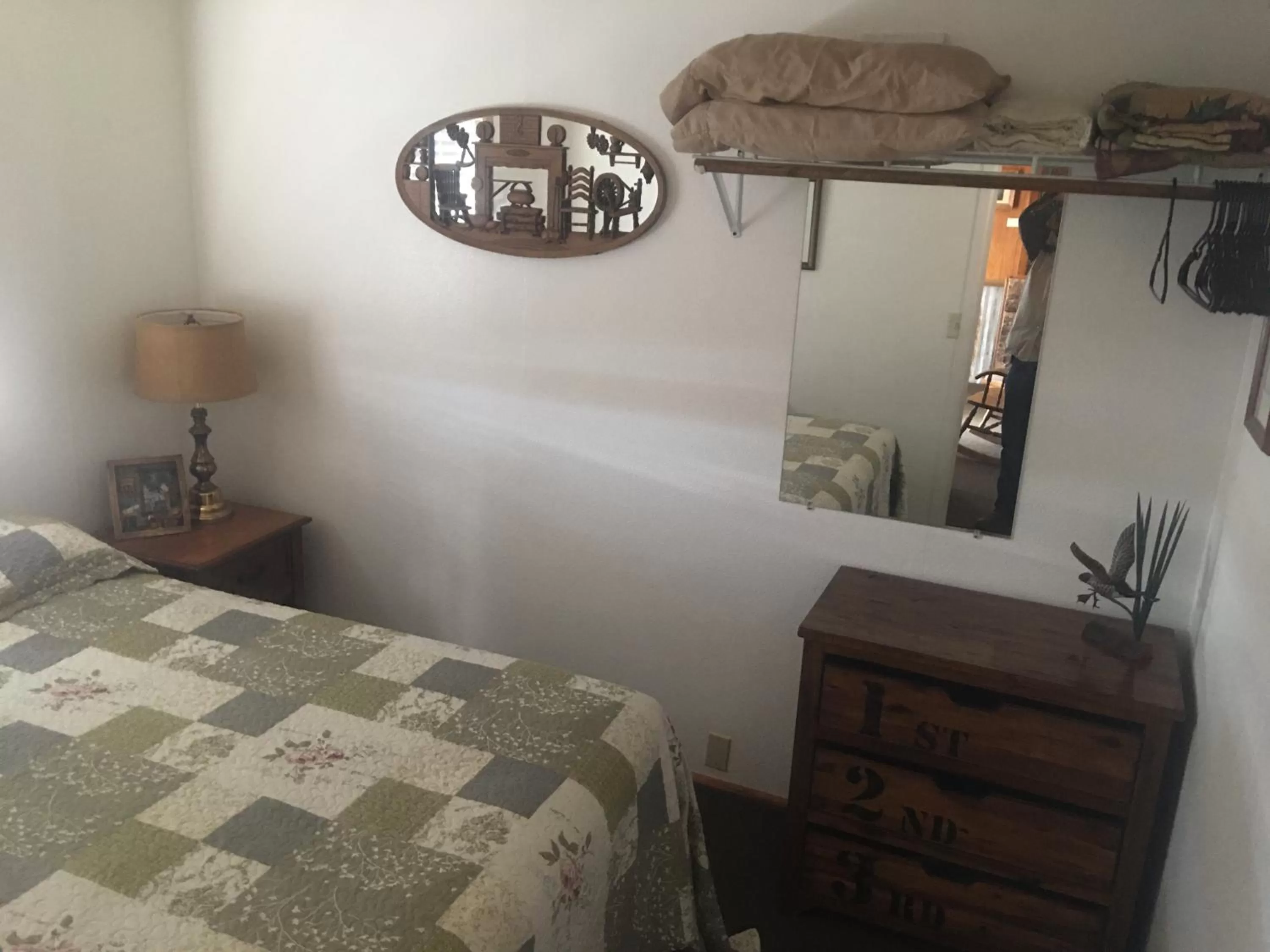 Bed in Rainbows End Fishing Resort