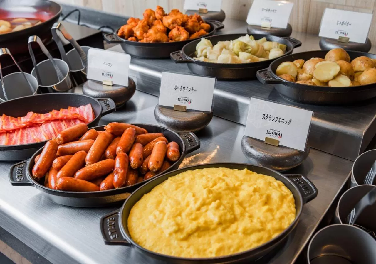 Buffet breakfast in Hotel Sonia Otaru