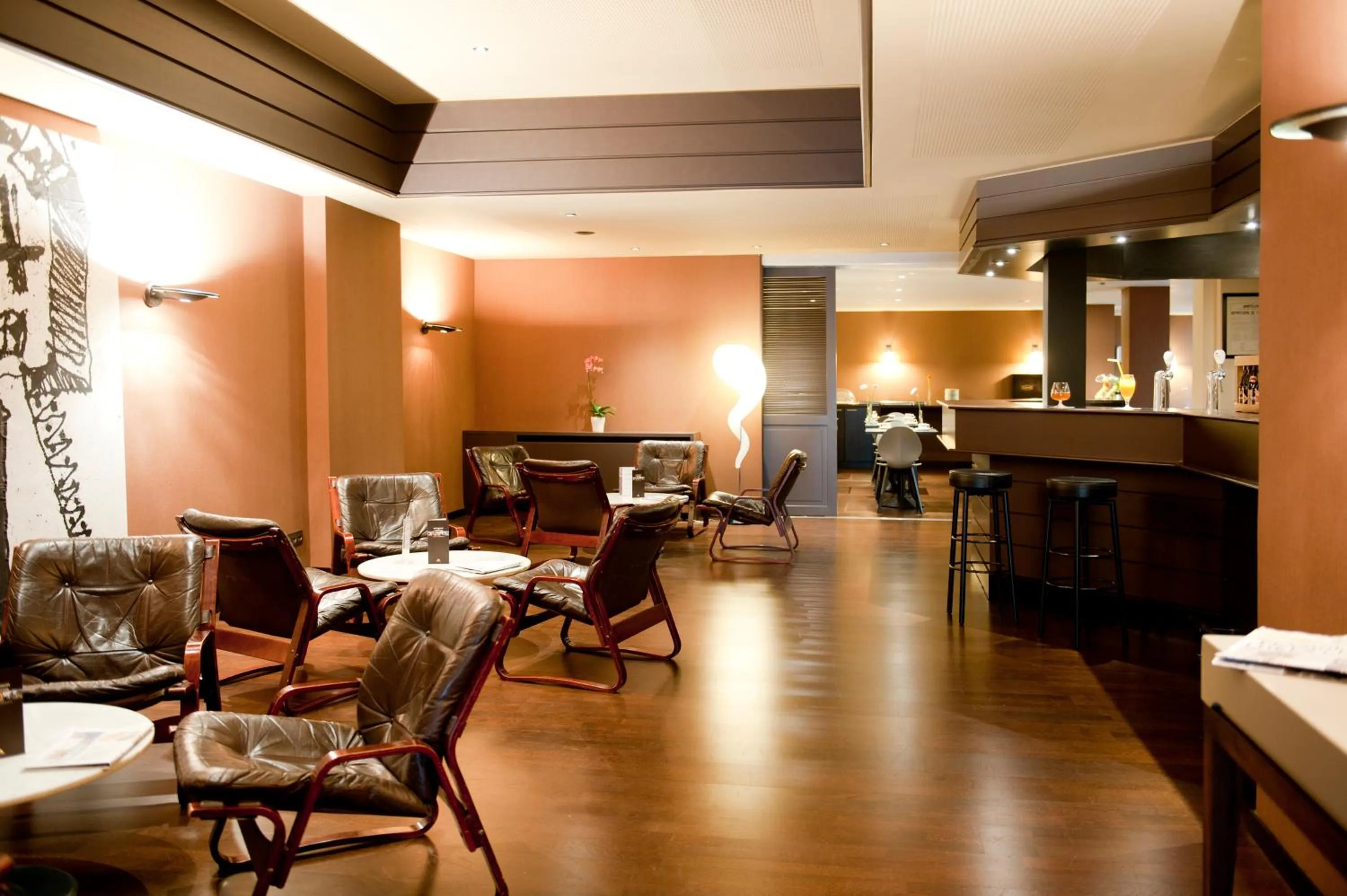 Communal lounge/ TV room in New Hotel Charlemagne