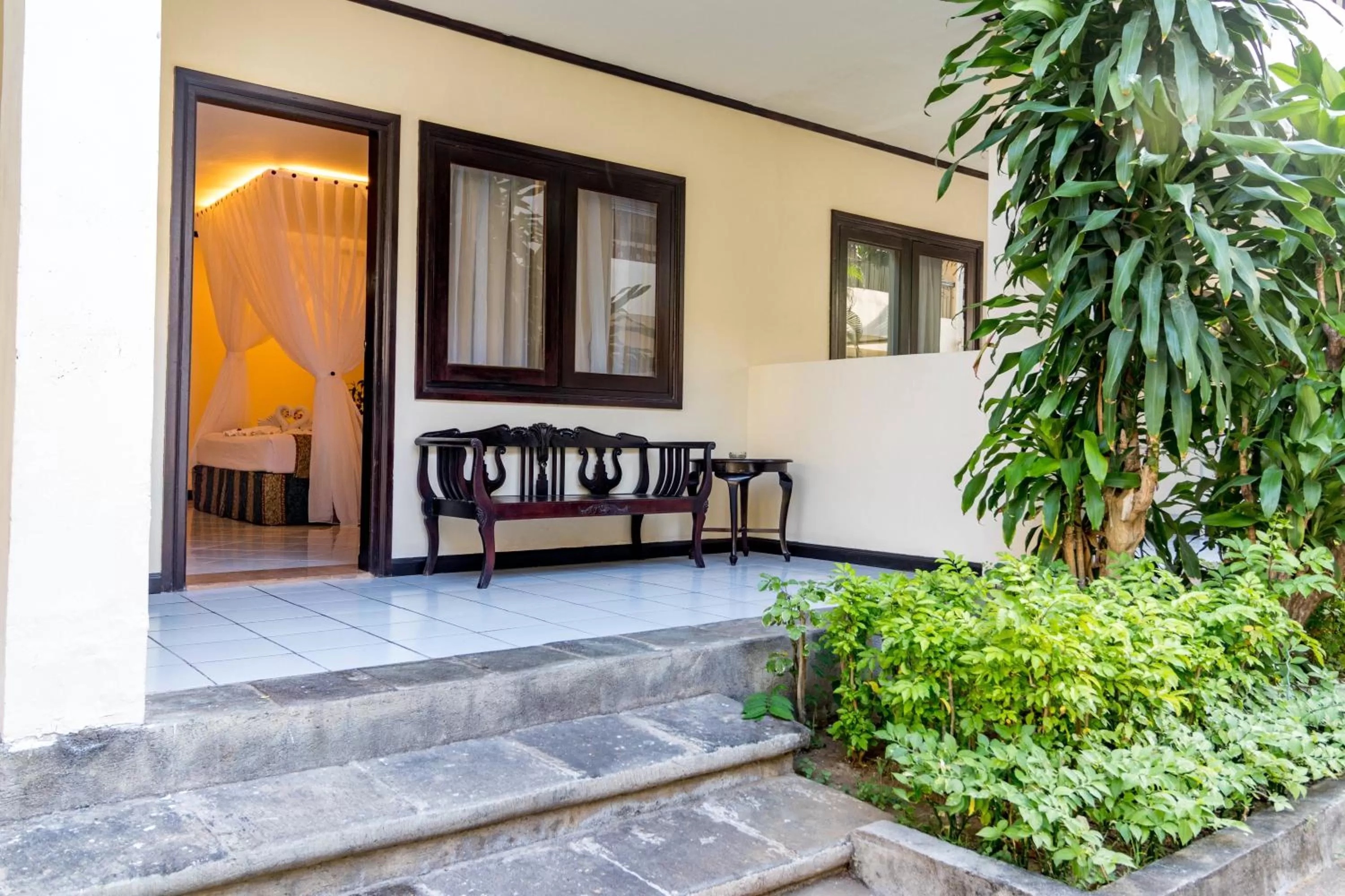 Garden view in Legian Paradiso Hotel