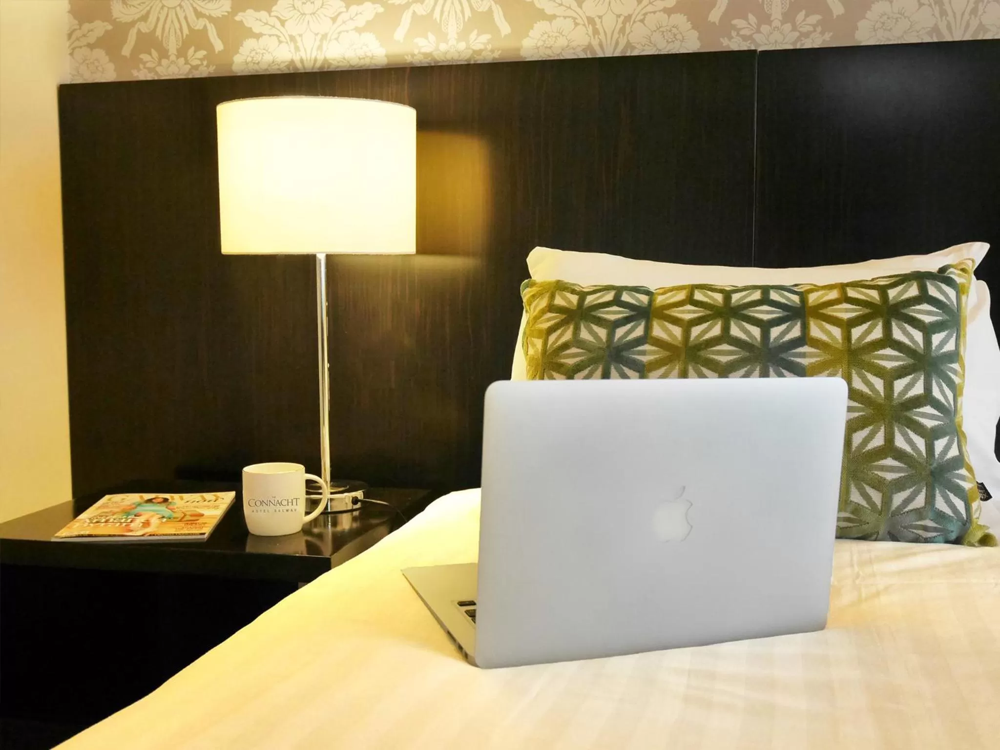 Decorative detail, Bed in The Connacht Hotel