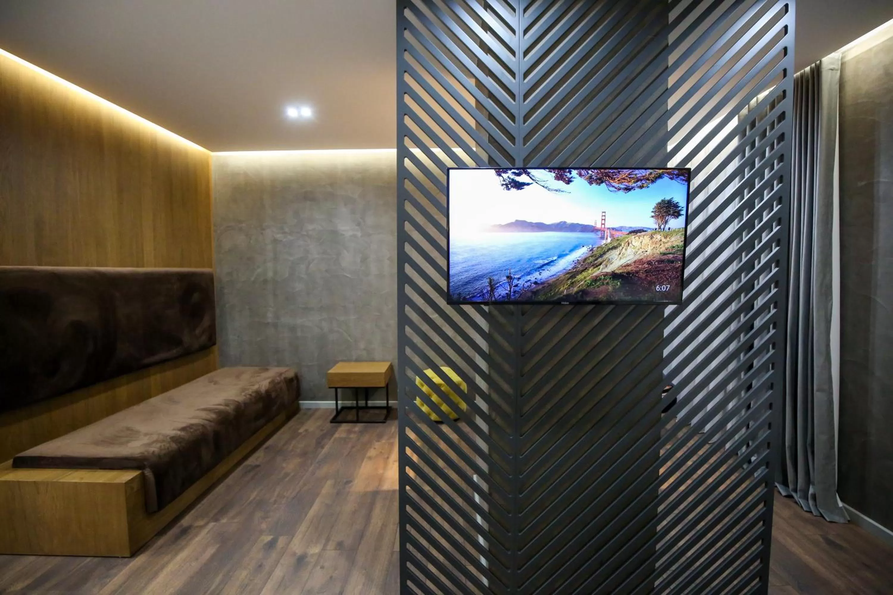 Communal lounge/ TV room in AP Hotel Boutique