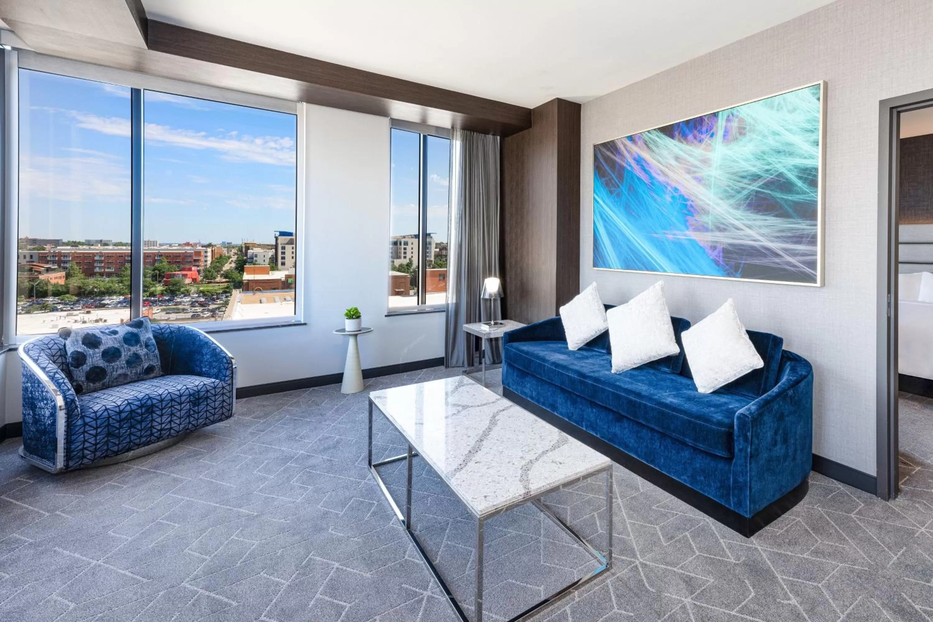 Photo of the whole room in Renaissance Oklahoma City Downtown Bricktown Hotel