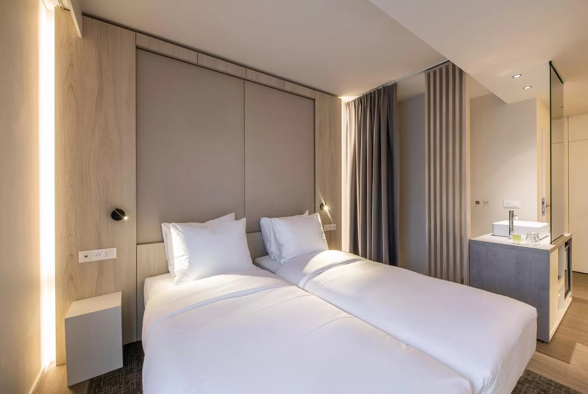 Bed in Begijnhof Hotel