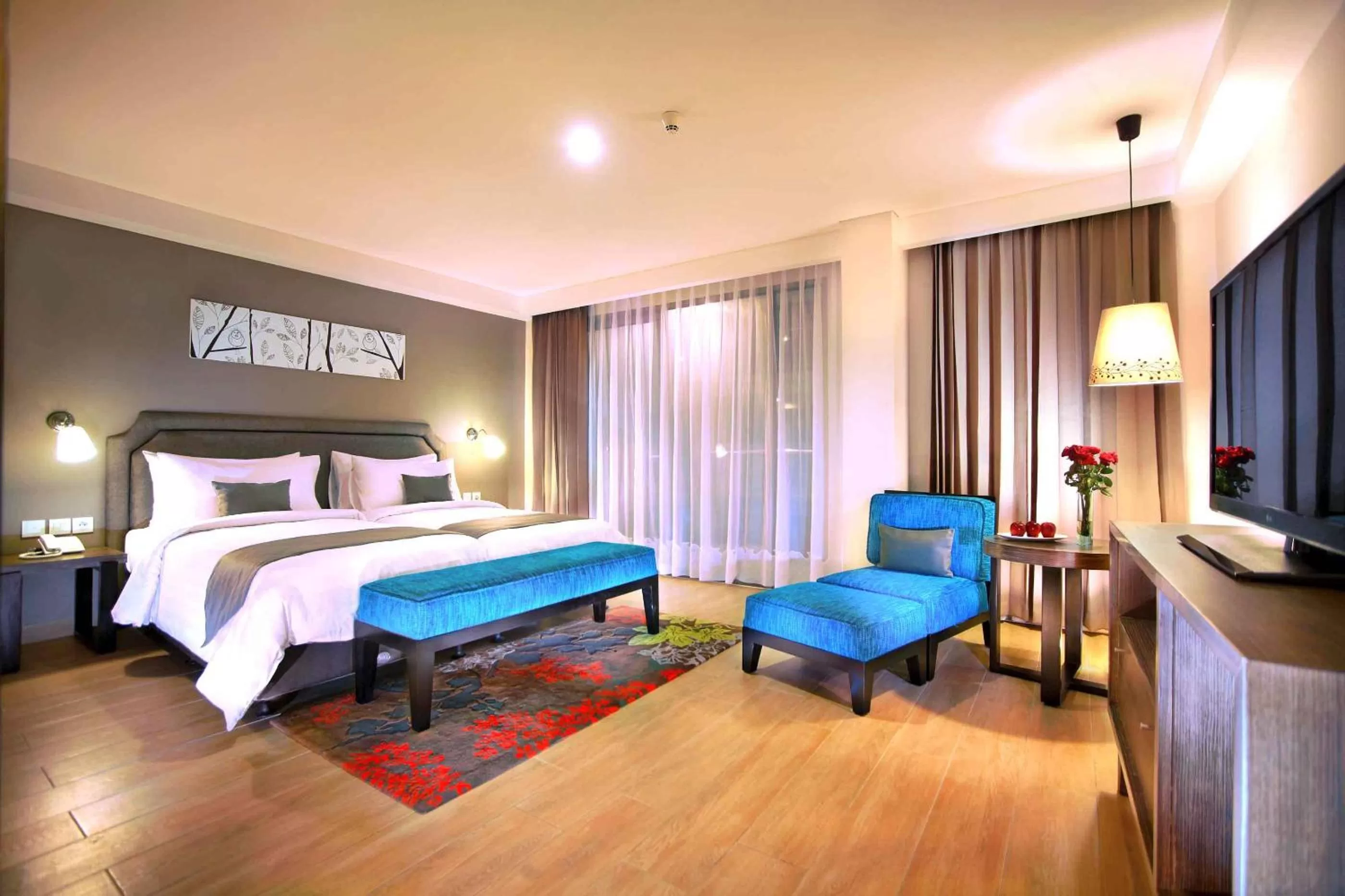 Bedroom, Bed in Harper Kuta Hotel by ASTON