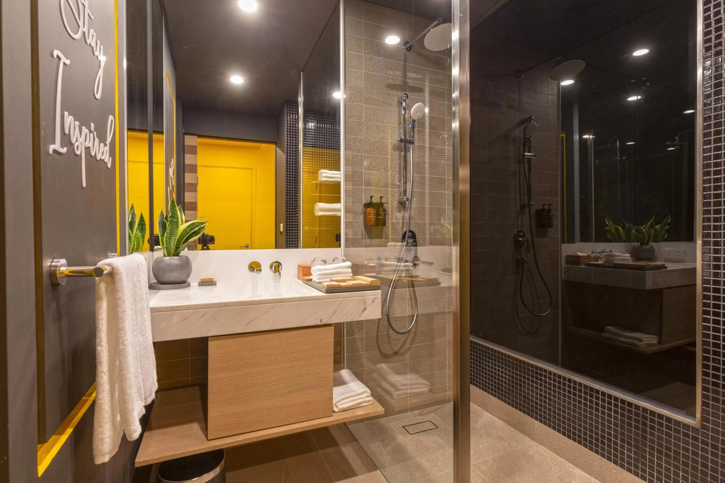 Bathroom in SUN & MOON, Riverside Hotel