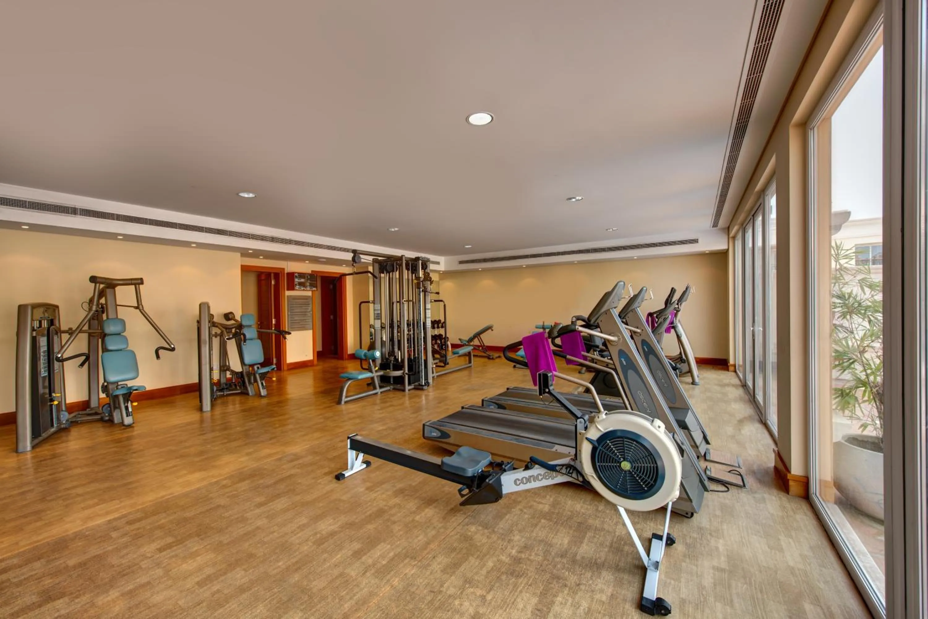 Fitness centre/facilities in J5 Villas Holiday Homes Barsha Gardens
