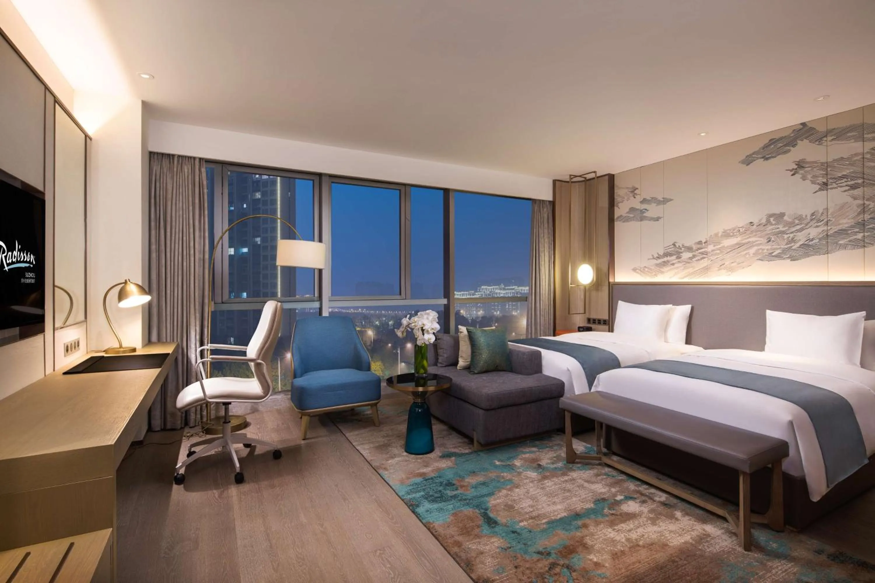 Photo of the whole room, Bed in Radisson Suzhou