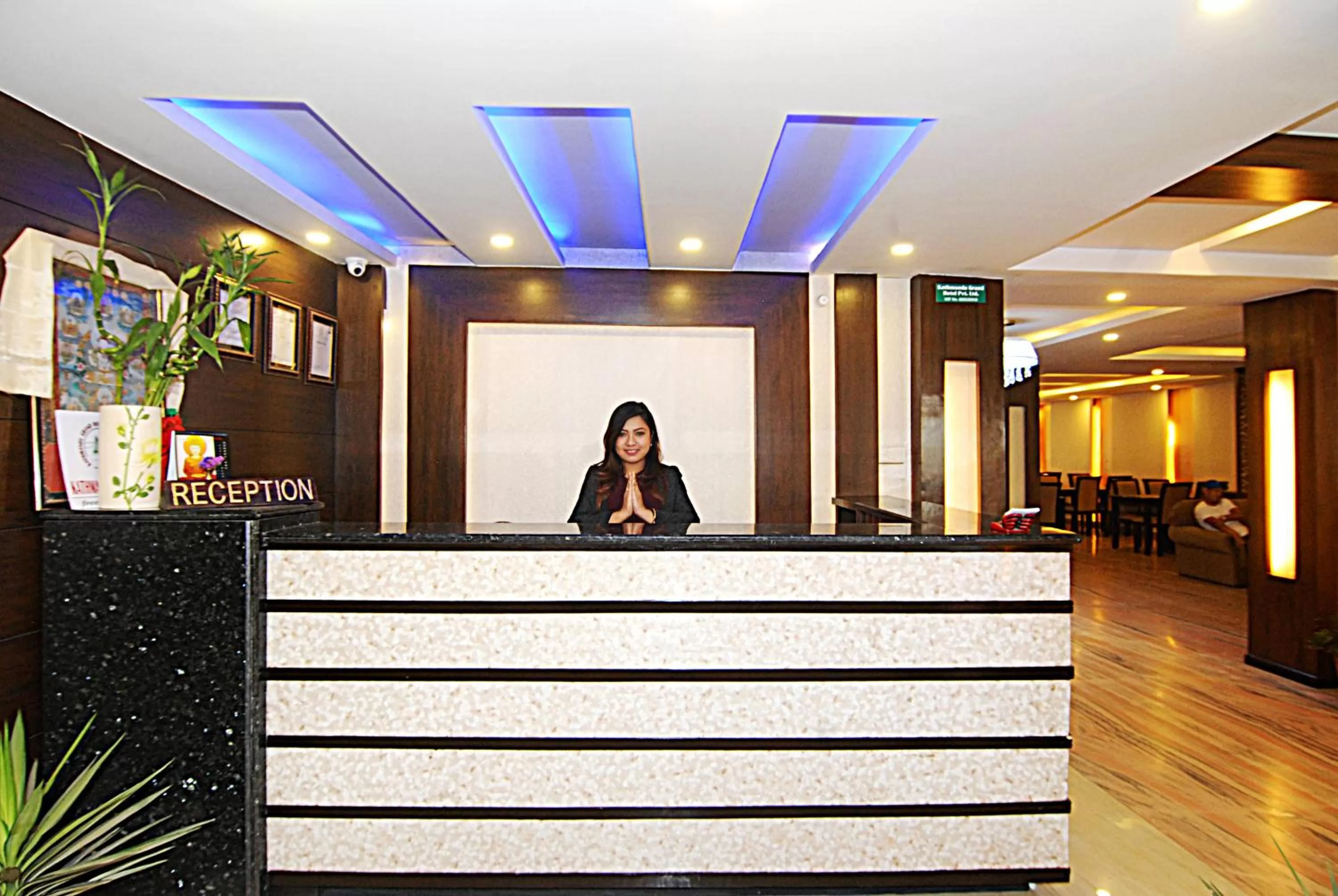 Lobby or reception in Kathmandu Grand Hotel