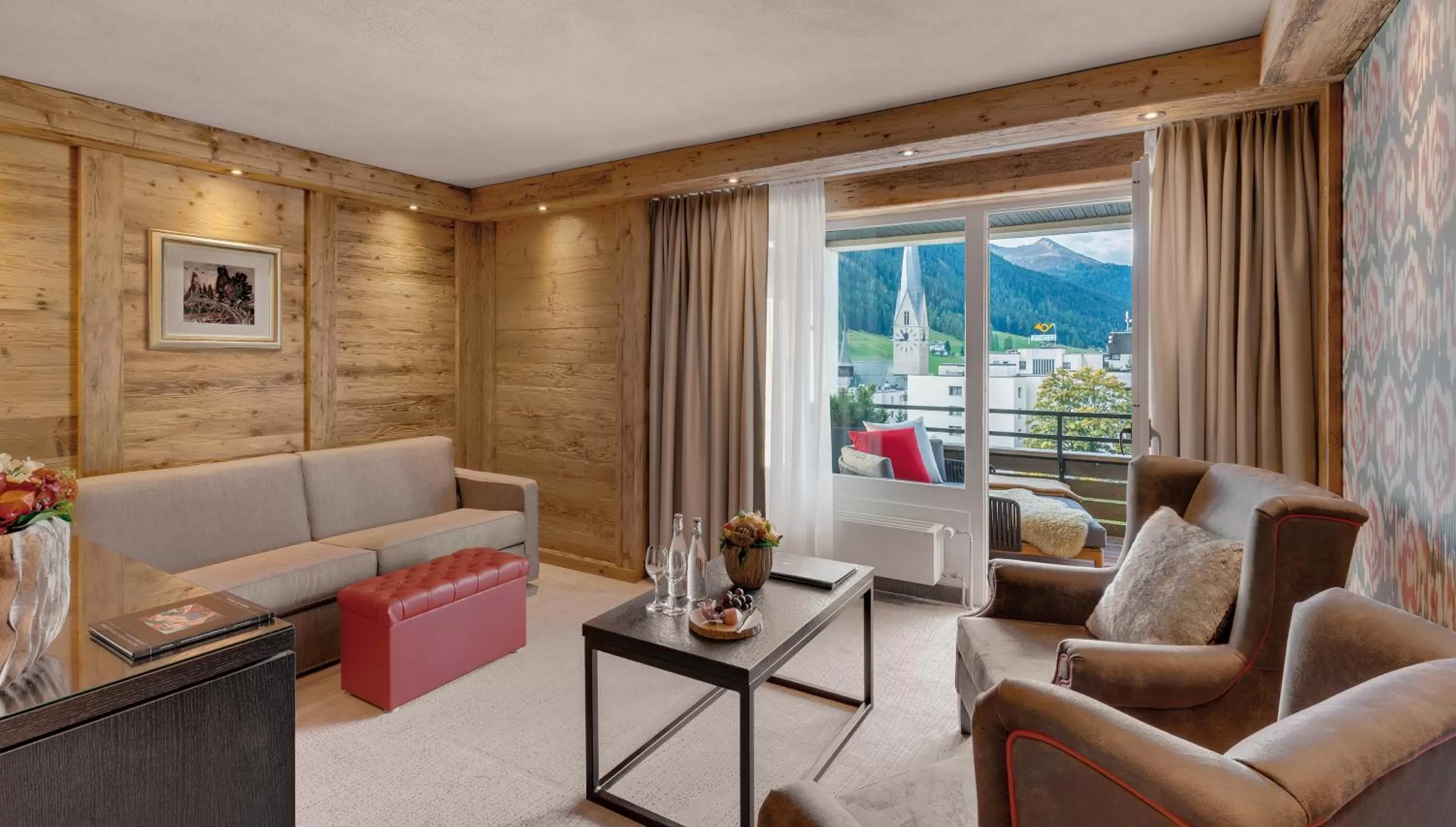 Living room in Morosani Schweizerhof