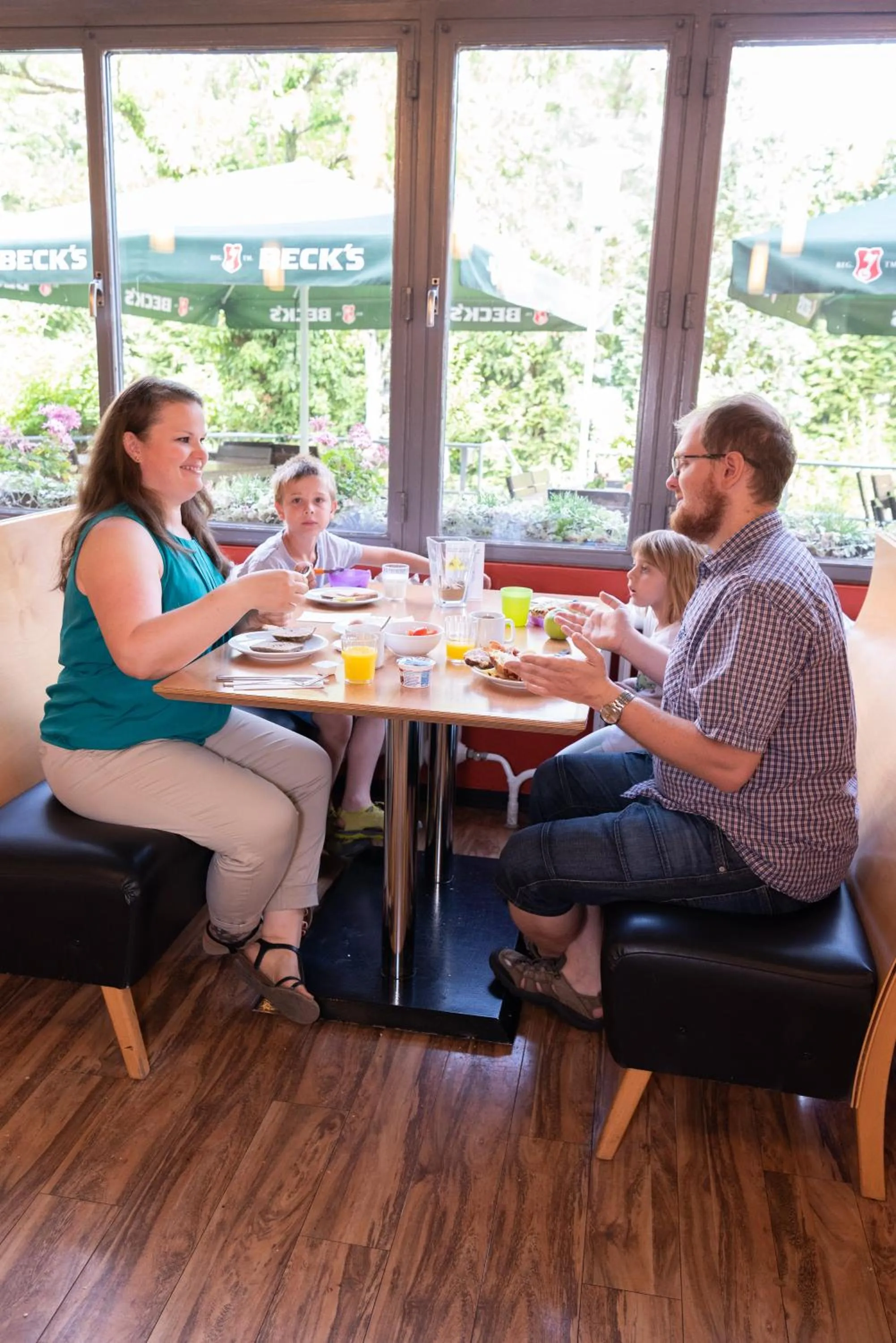 Buffet breakfast in Familienhotel Citylight