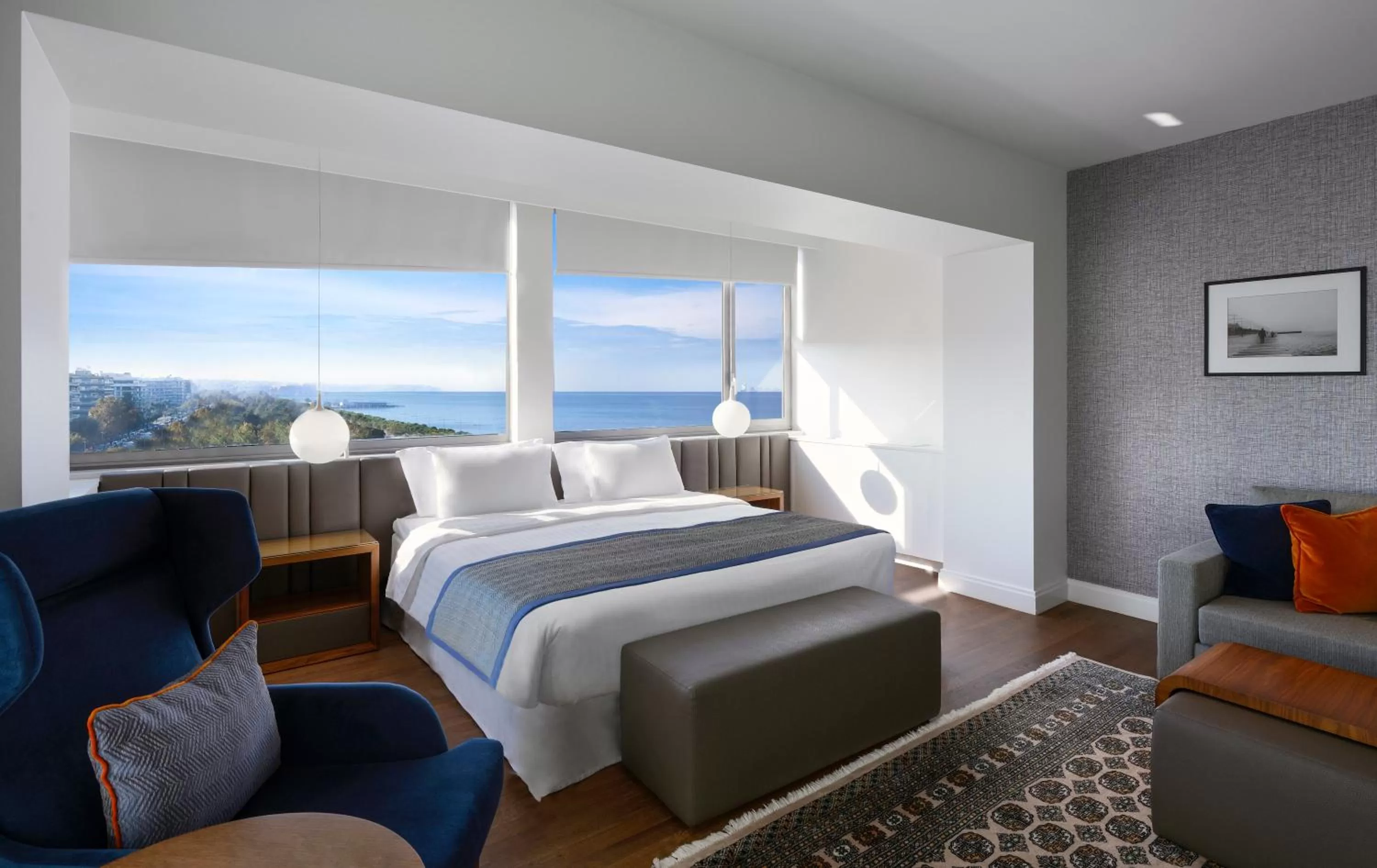 Bedroom, Bed in Makedonia Palace