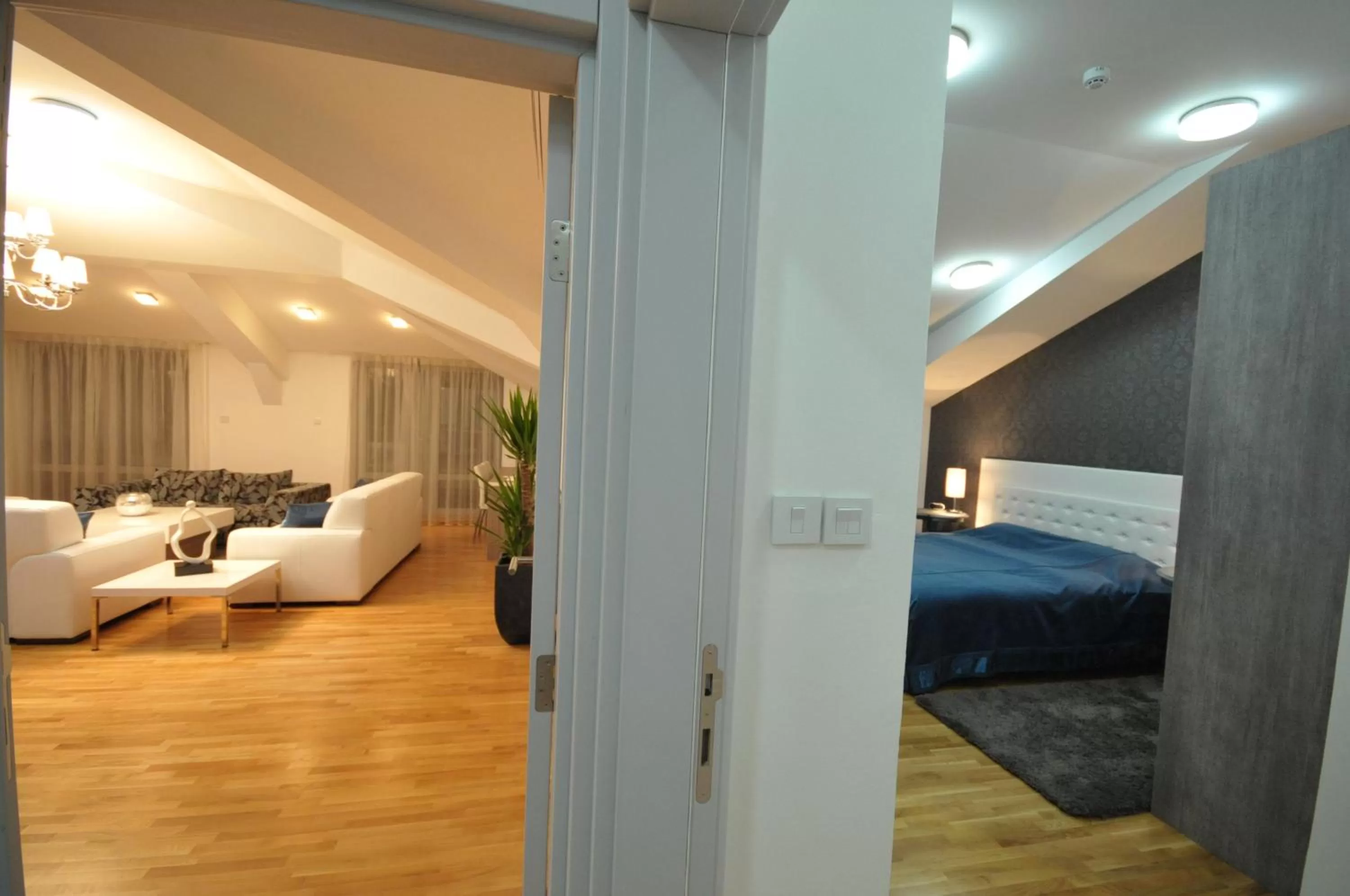 Living room, Bed in Garni Hotel Nevski