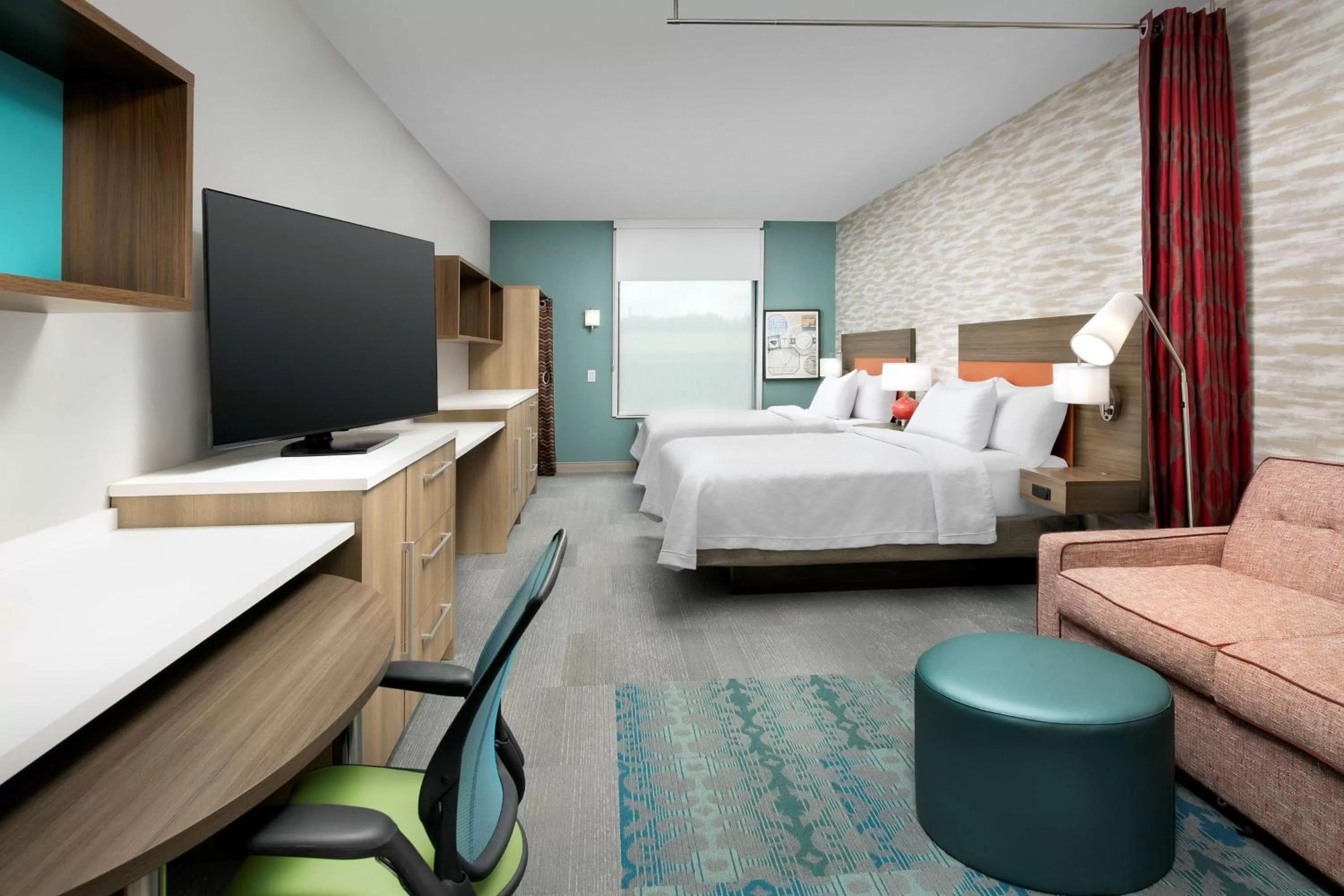 Bedroom, Bed in Home2 Suites By Hilton Columbia Southeast Fort Jackson