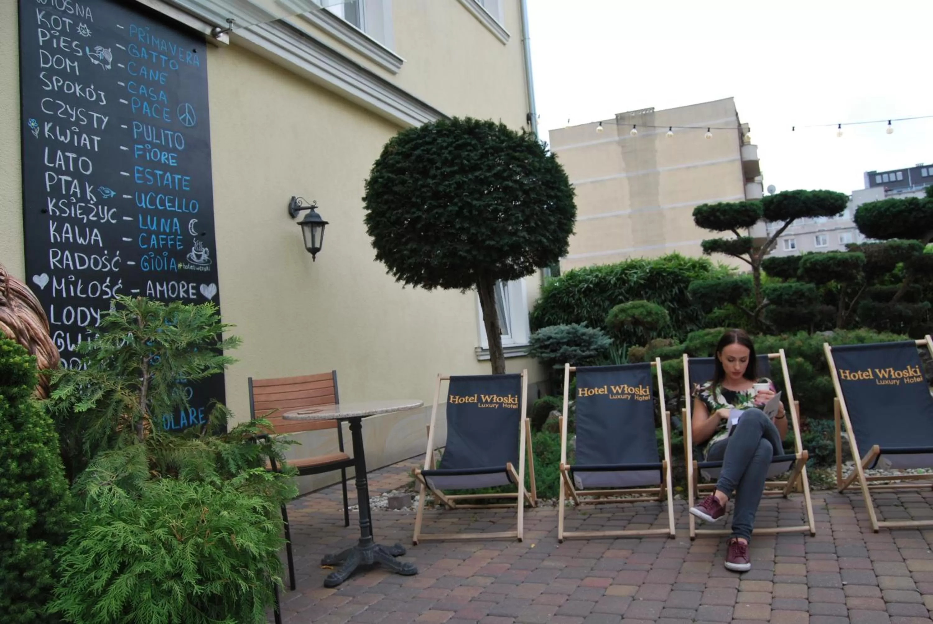 Garden in Hotel Włoski Italia Boutique Old Town Poznań