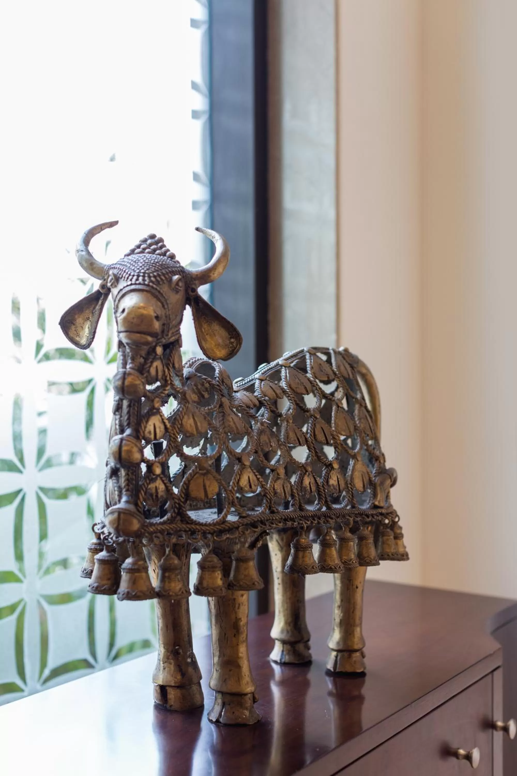 Decorative detail in Sandal Suites by Lemon Tree Hotels