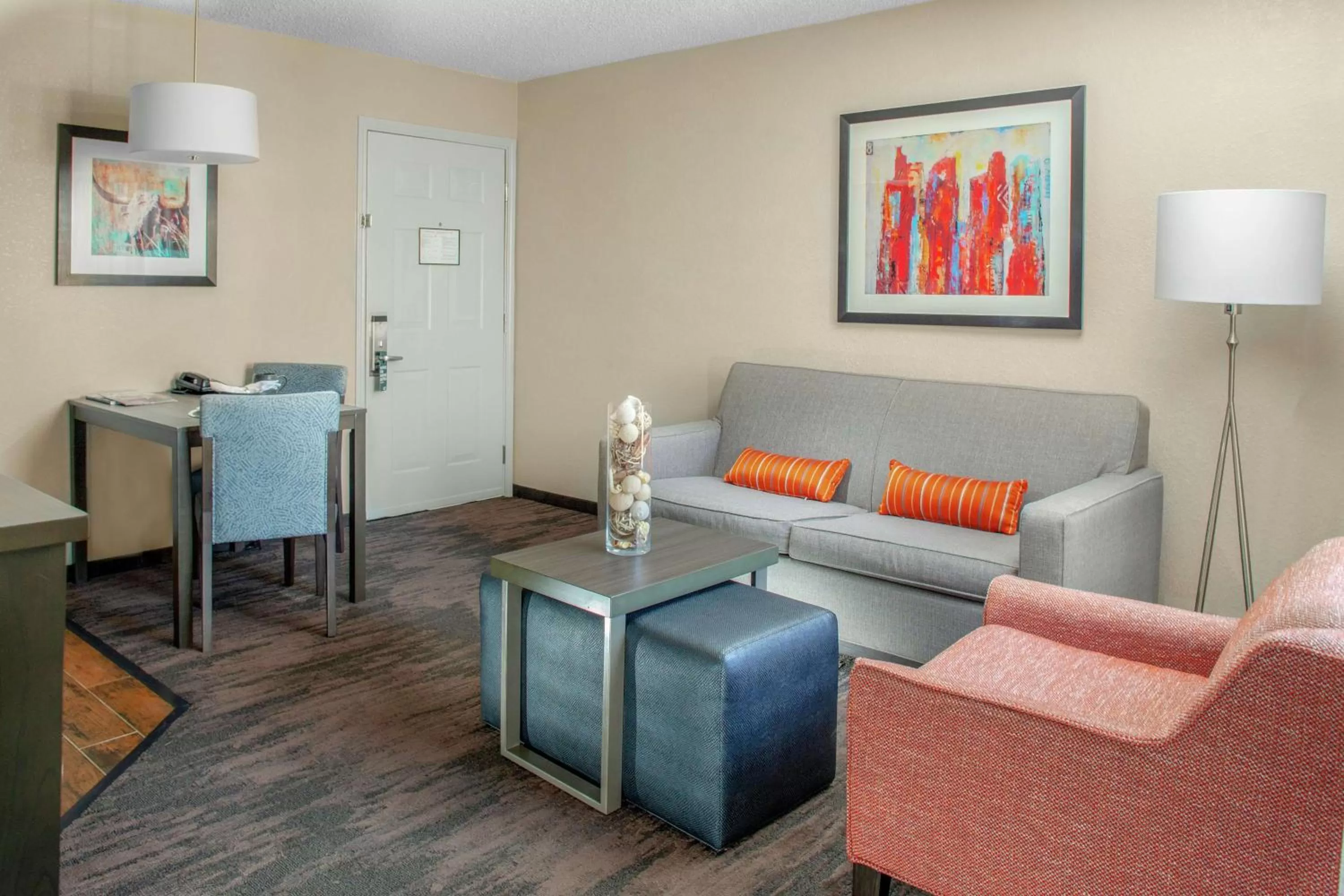 Living room in Homewood Suites by Hilton Dallas-Irving-Las Colinas
