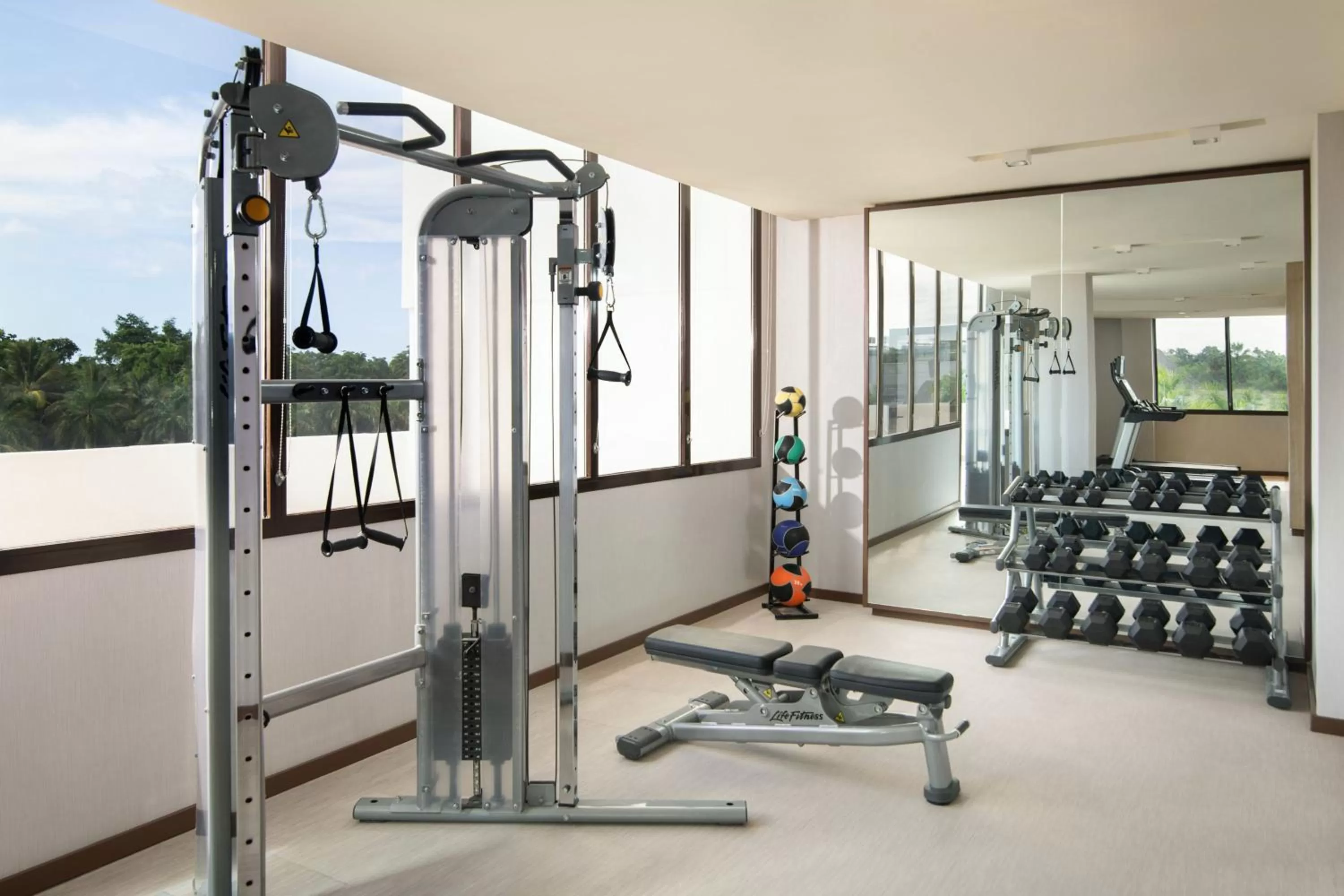 Fitness centre/facilities in AC Hotel by Marriott Punta Cana