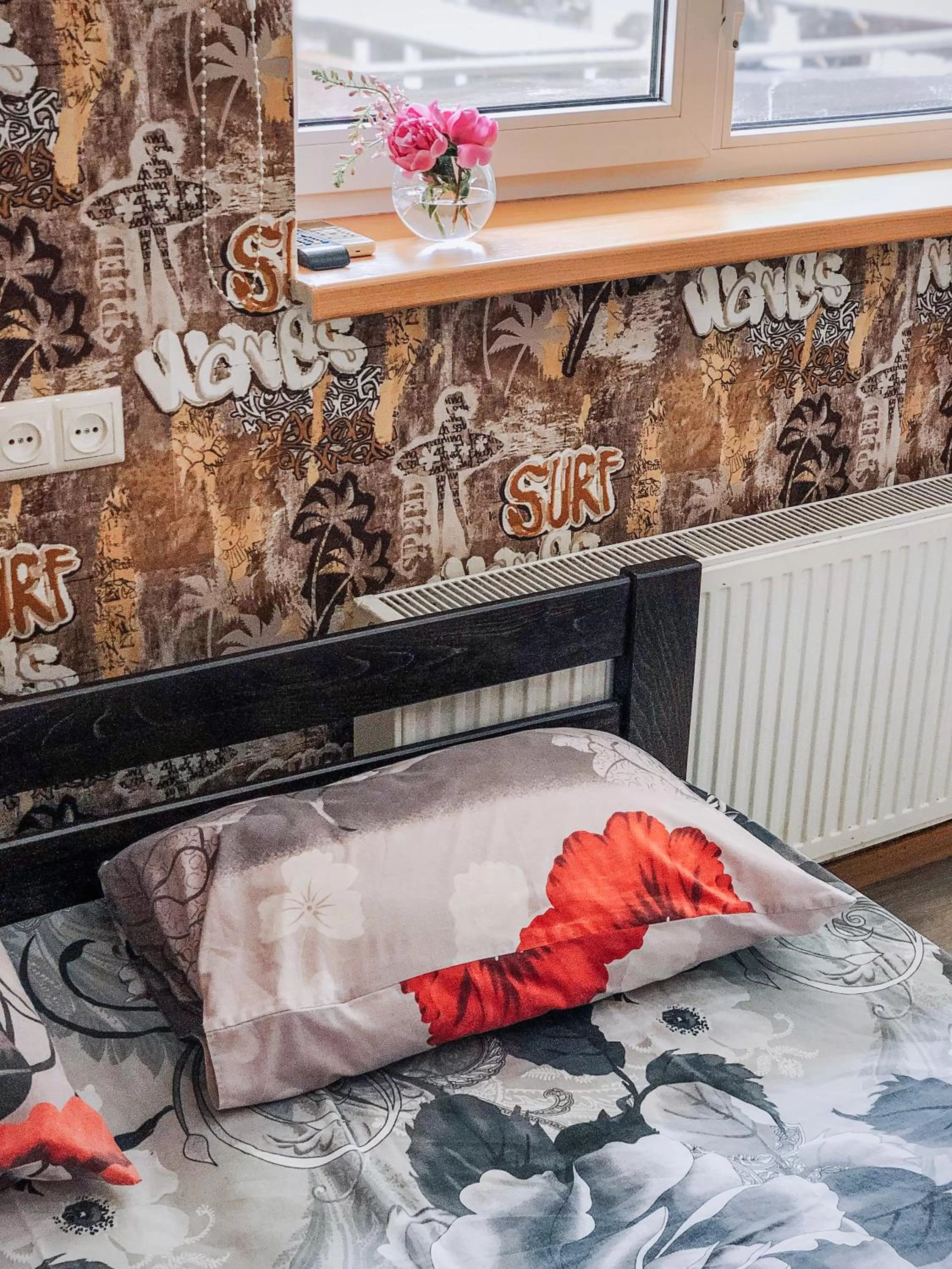 Bed in Zolotoy Bereg Hotel