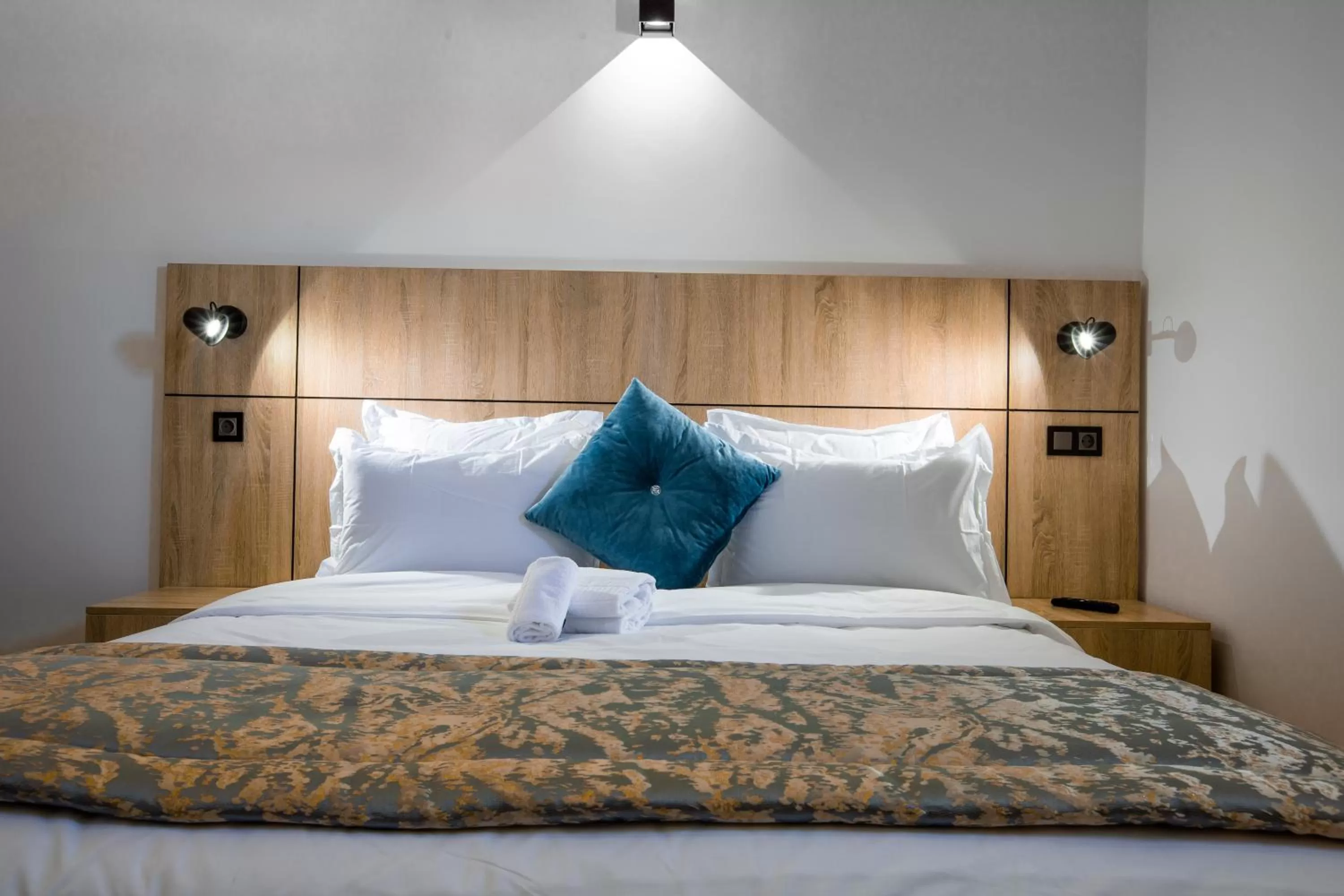 Bed in Karam City Hotel