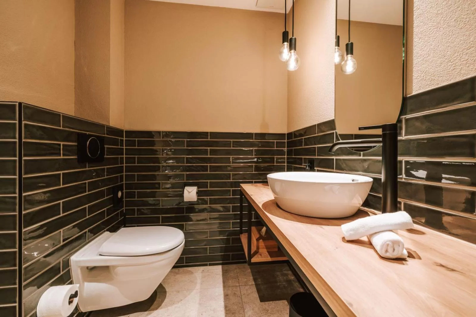 Toilet in Hotel Fiescherblick