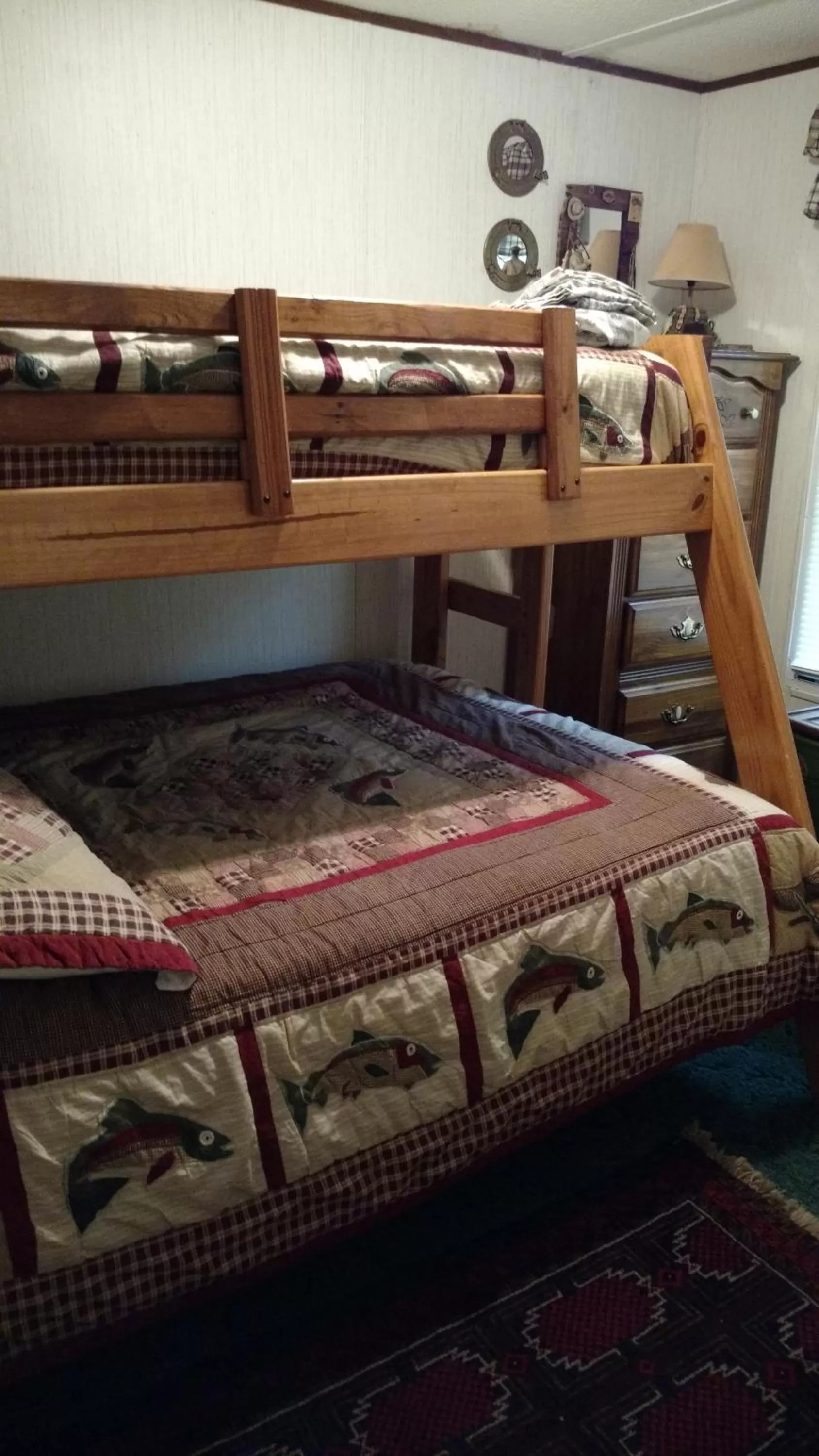 bunk bed, Bed in Wolf Creek Farm B&B and Motorcycle Manor at Wolf Creek Farm, LLC