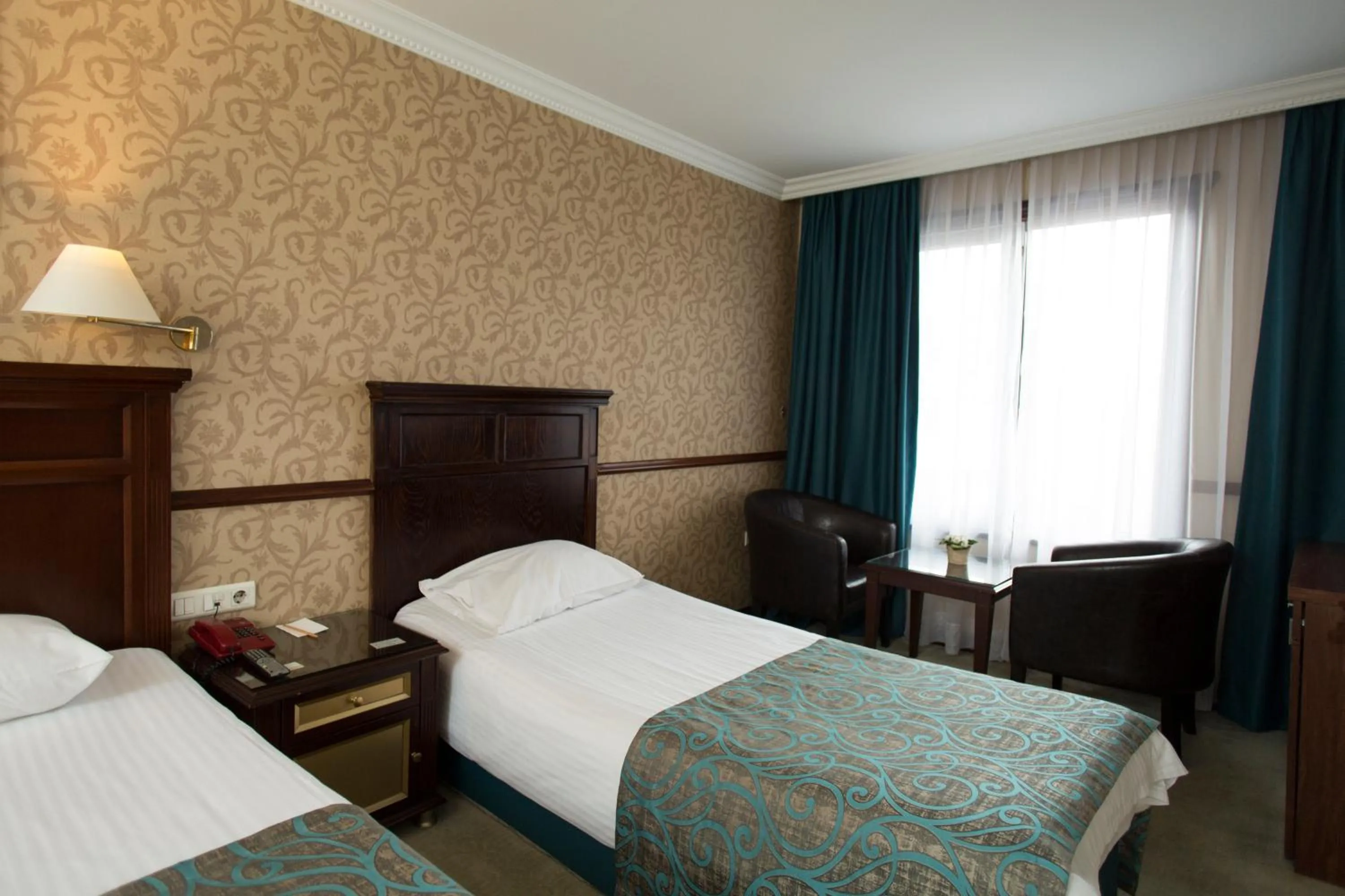 Bed in Topkapi Inter Istanbul Hotel