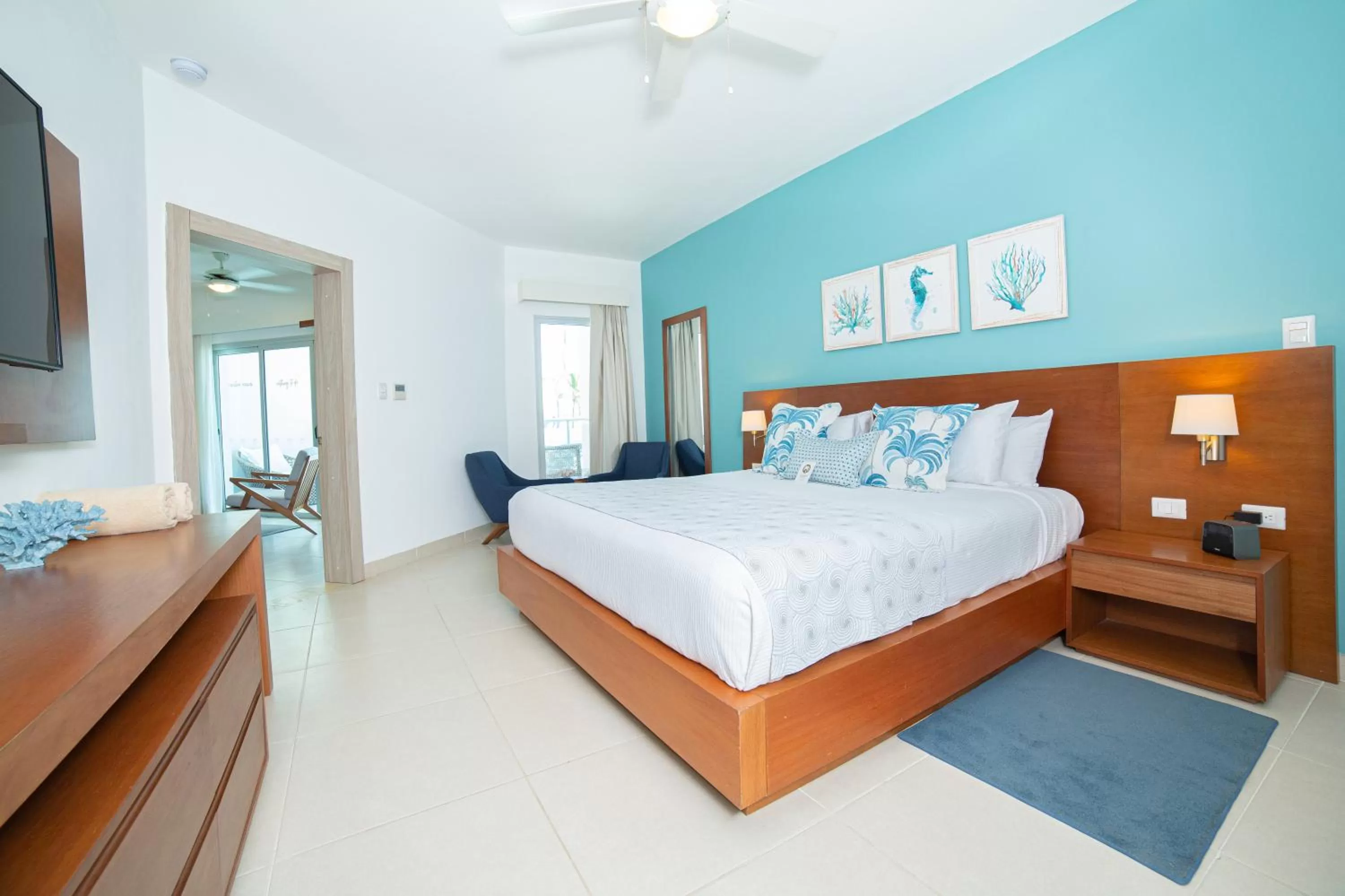 Bed in Presidential Suites Cabarete - Room Only