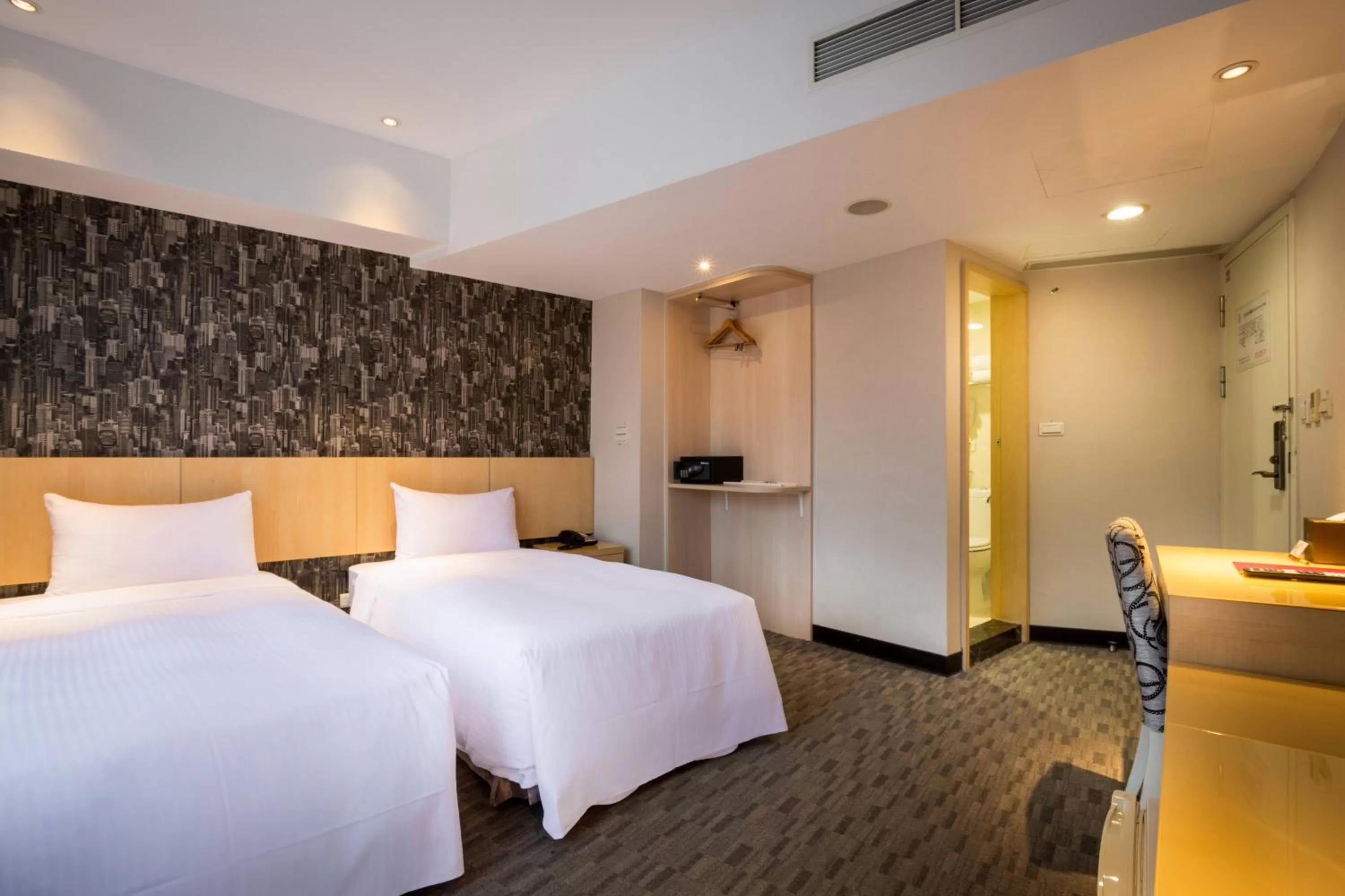 Bed in 台北碧瑤飯店 Hotel B