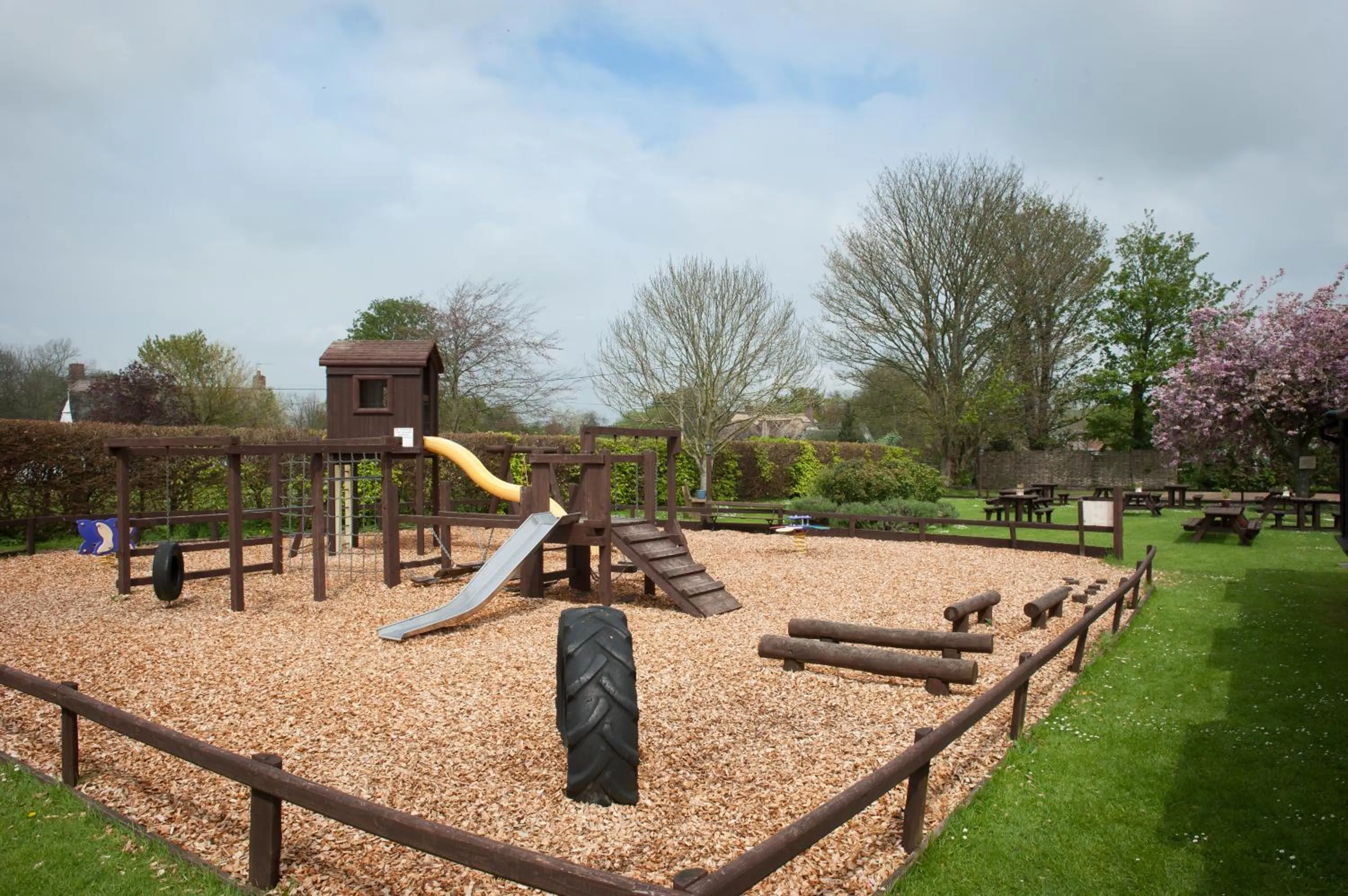 Children play ground in The Langton Arms
