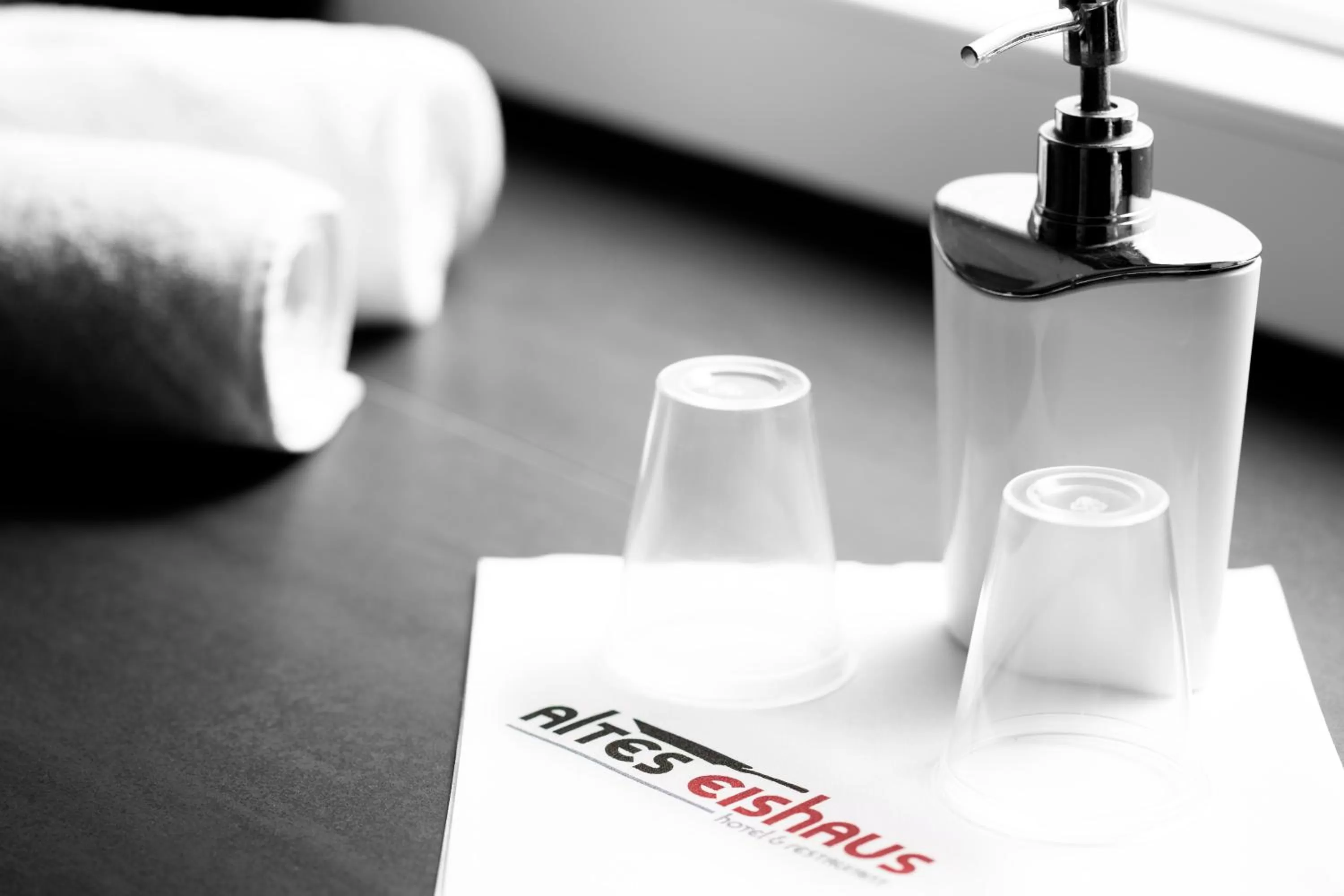 Decorative detail, Bed in Altes Eishaus, Hotel & Restaurant