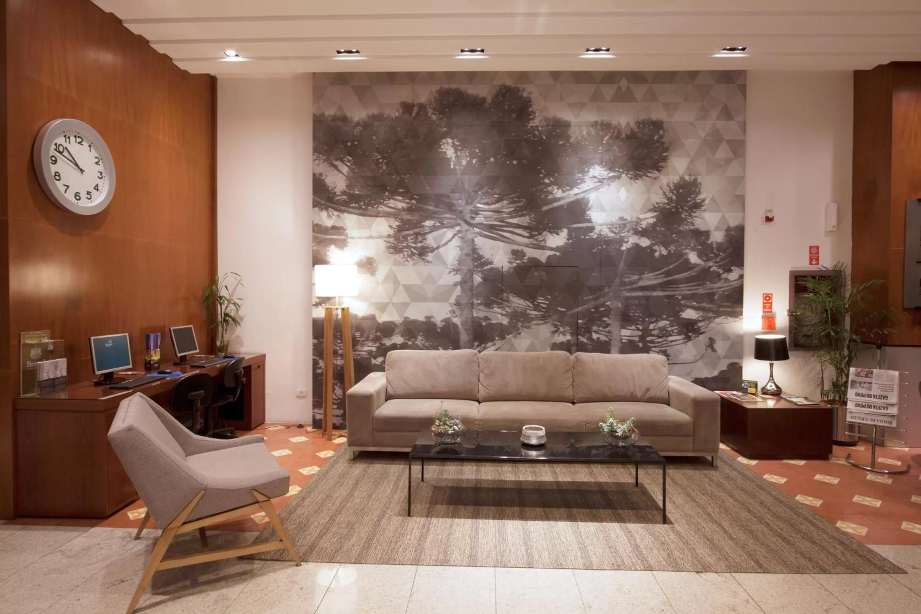 Lobby or reception in Bristol Brasil 500 Curitiba Batel