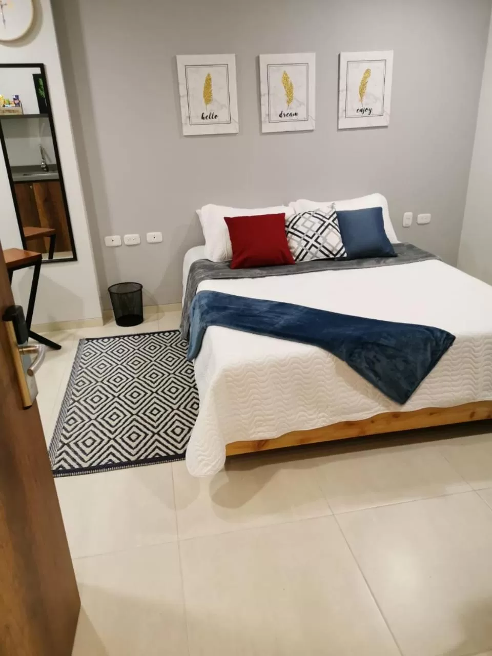 Bed in Kapital Suites