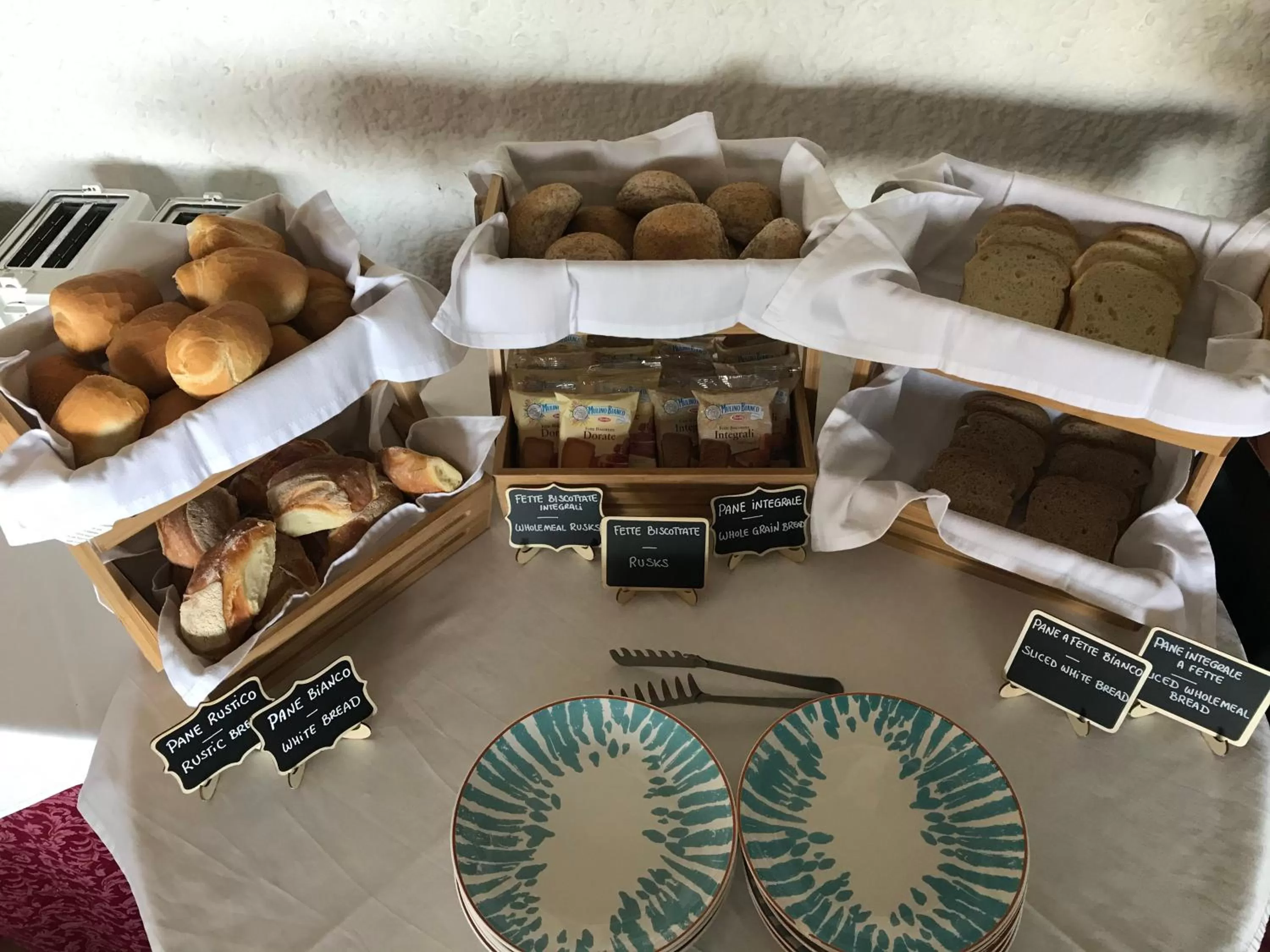 Buffet breakfast in Villa Greta Hotel Rooms & Suites