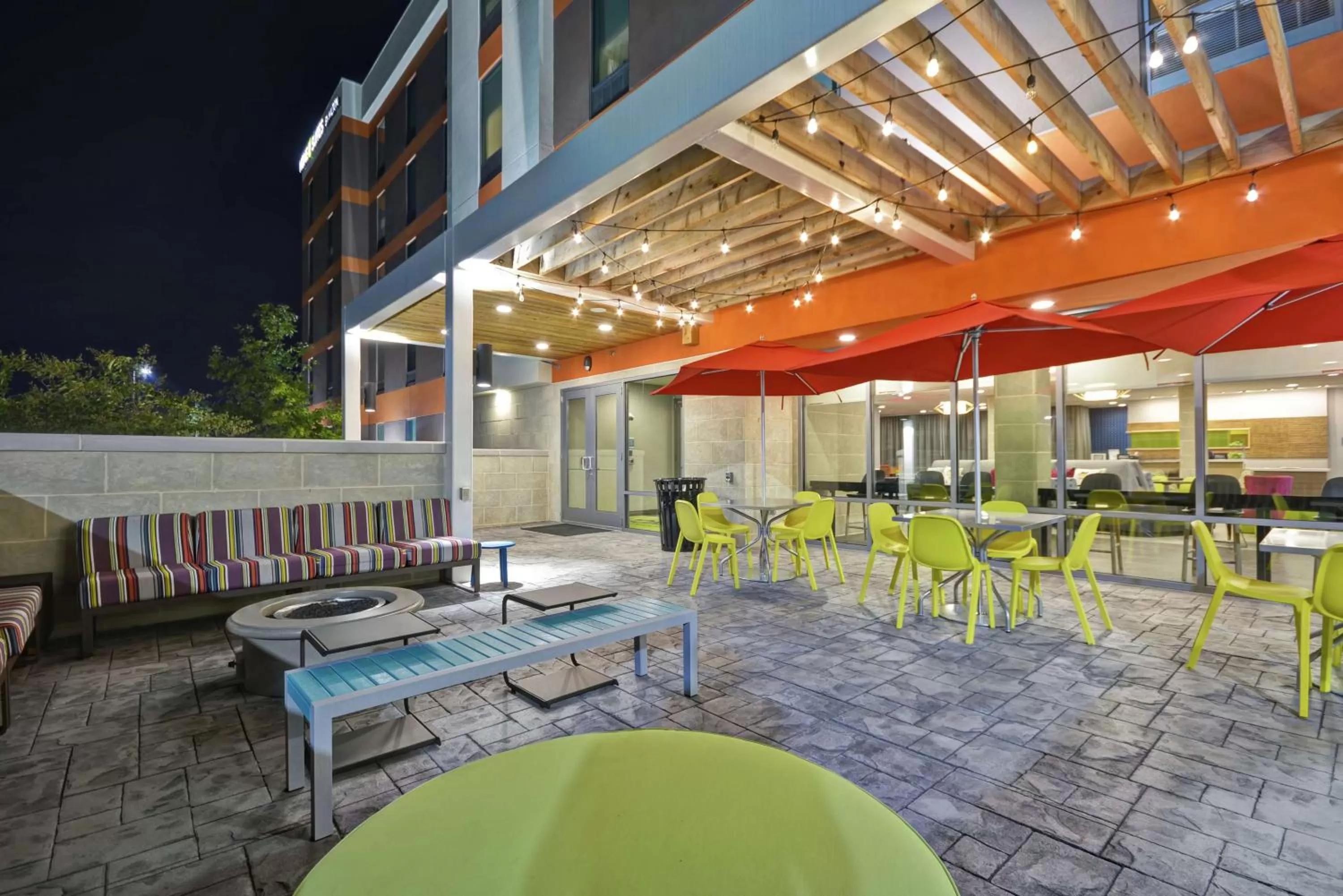 Patio in Home2 Suites By Hilton Atlanta Lithia Springs