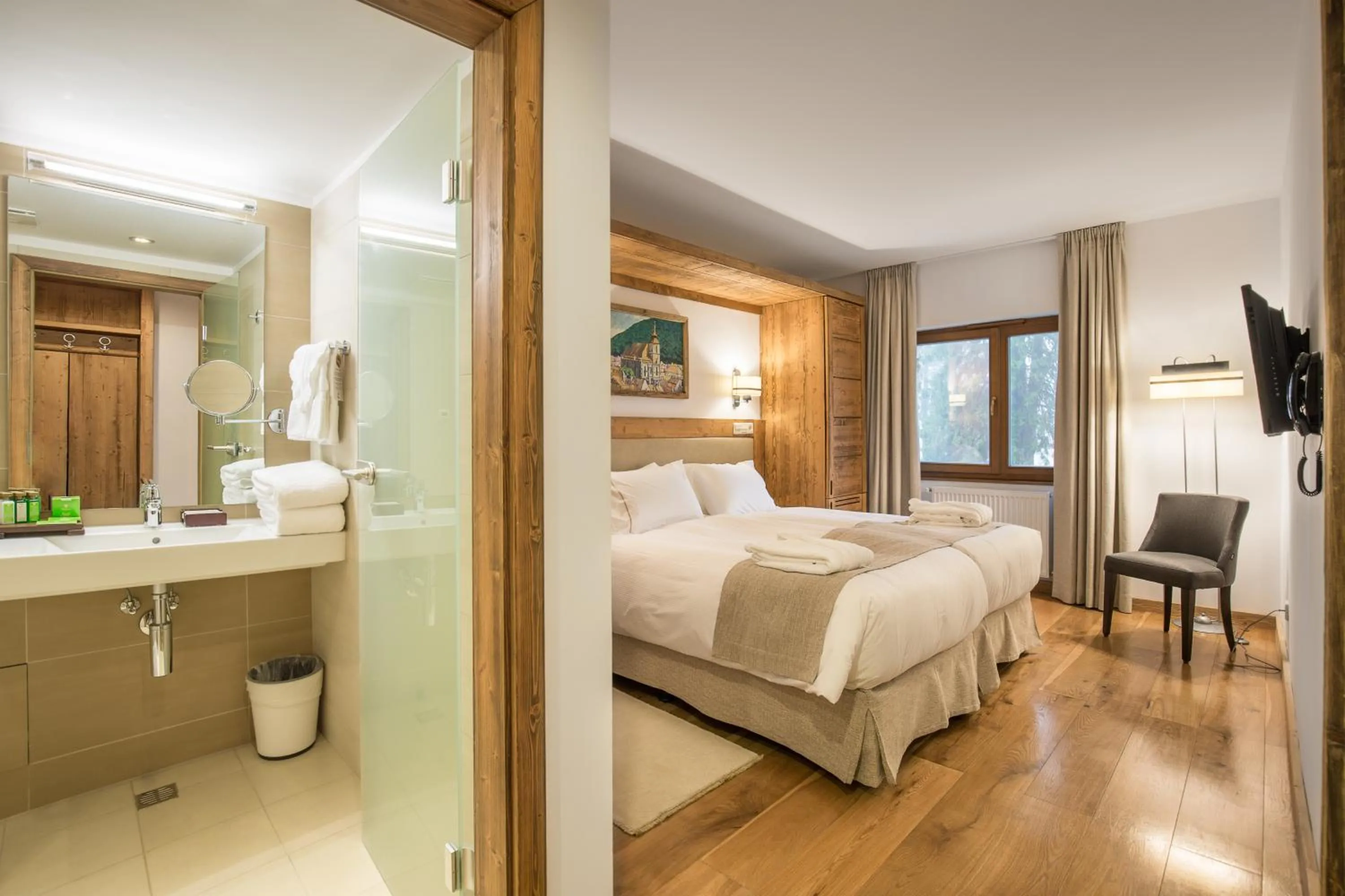 Economy Standard Double Room Low ground floor without Balcony - single occupancy in Teleferic Grand Hotel