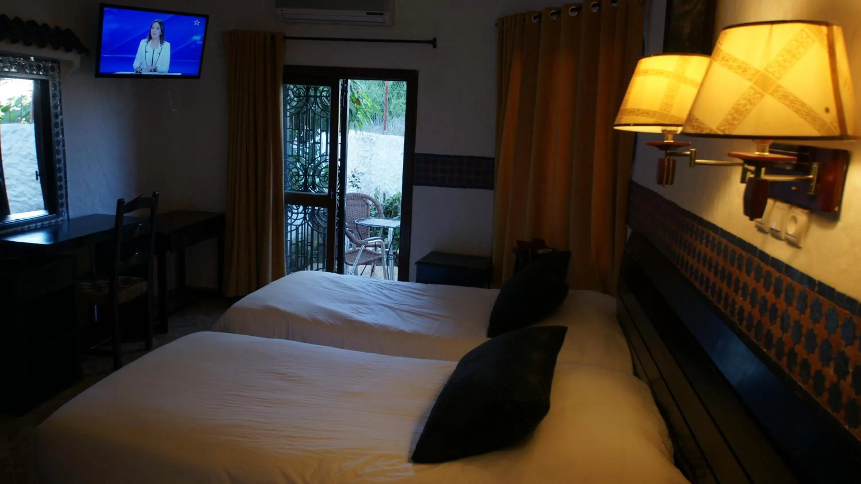 Bed in Hotel Hacienda