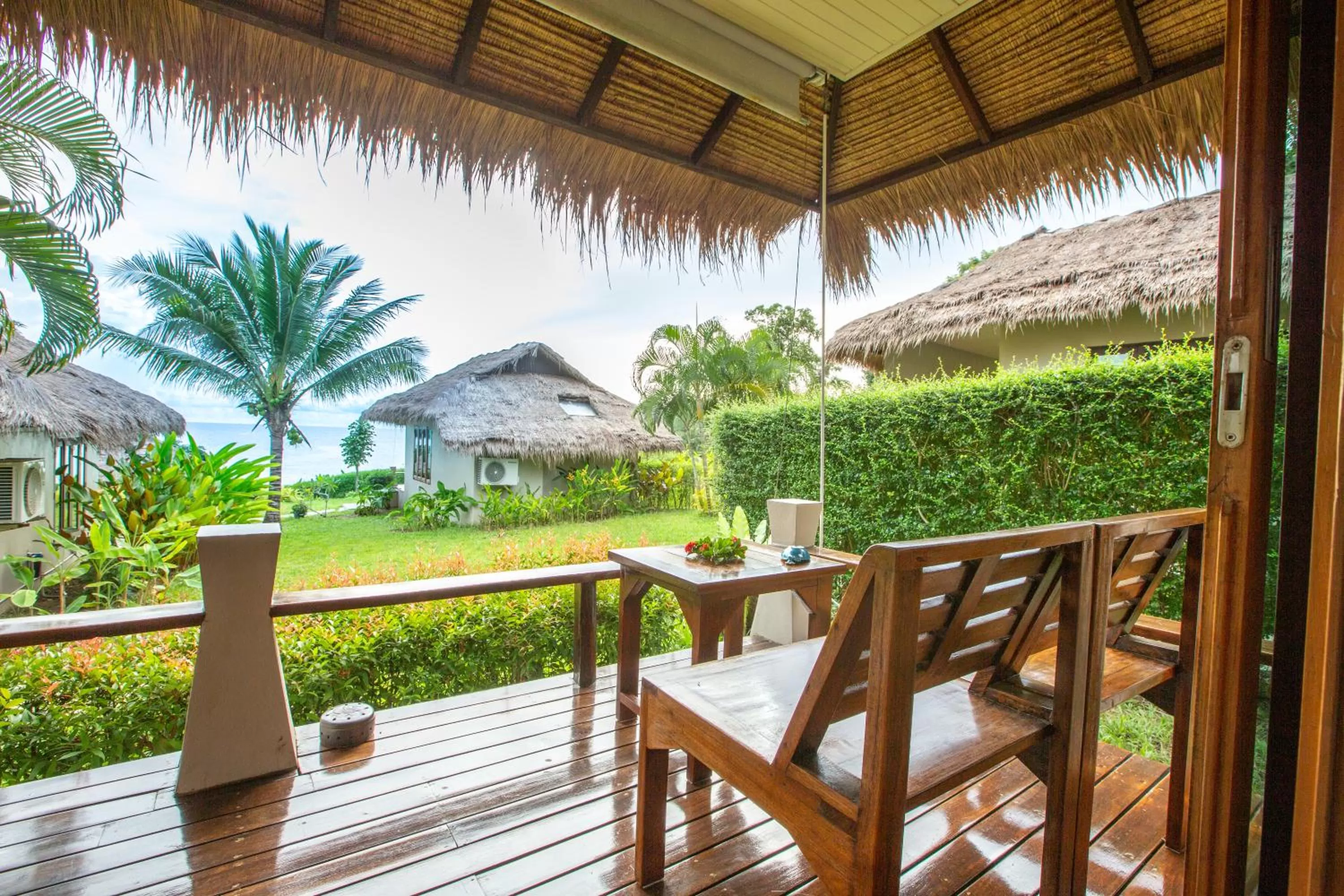 Balcony/Terrace in The Beach Natural Resort Koh Kood